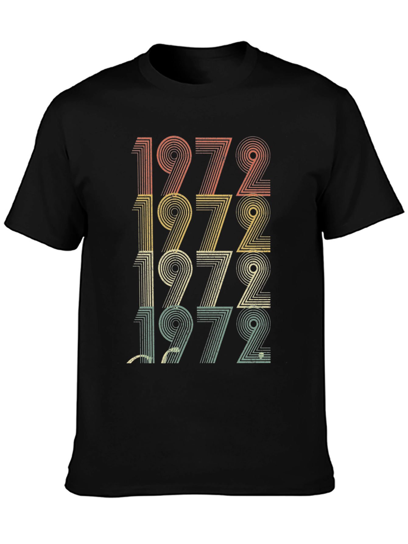 Vintage 1972 T-Shirt - Retro Birthday Tee
