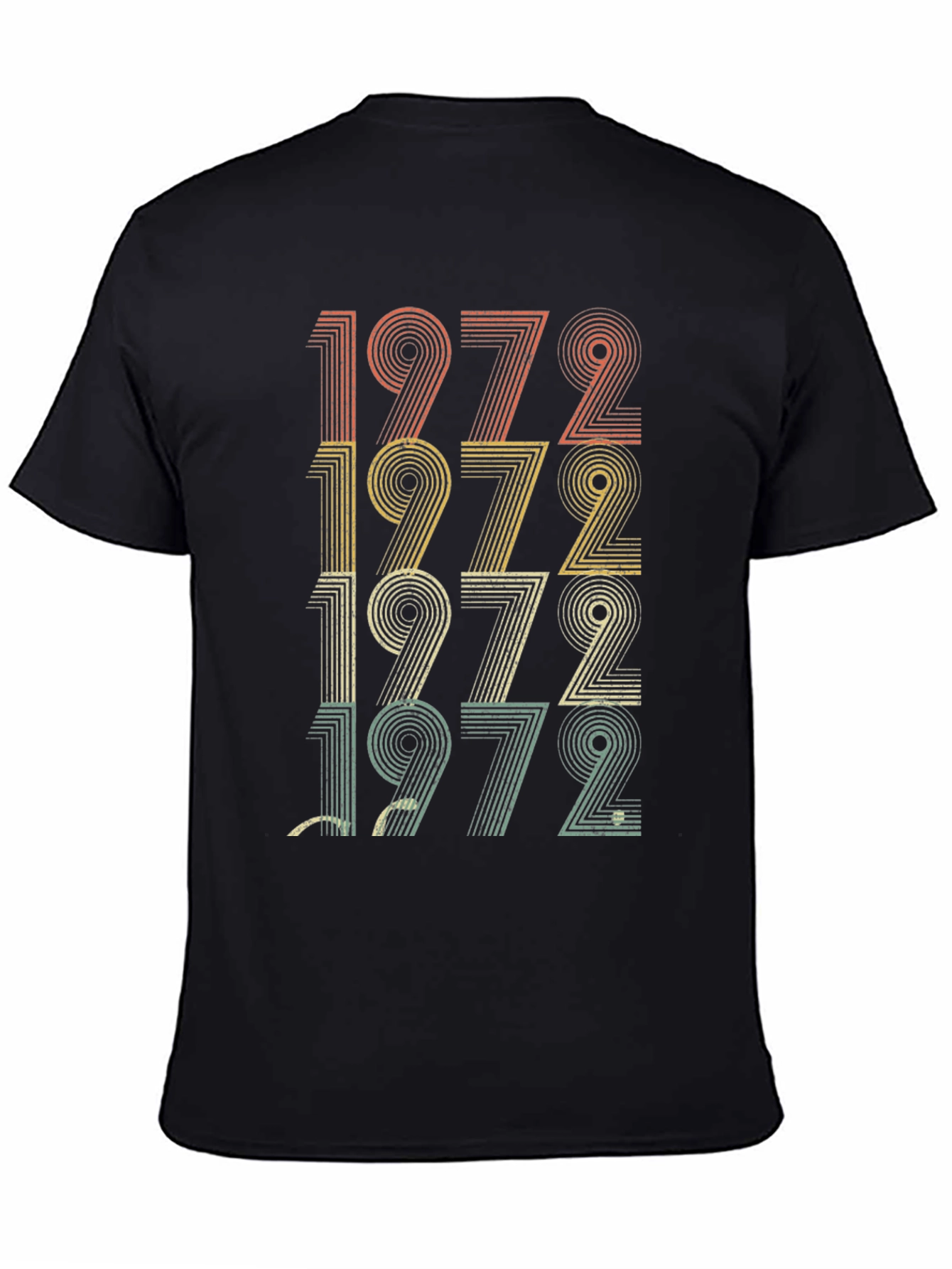 Vintage 1972 T-Shirt - Retro Birthday Tee