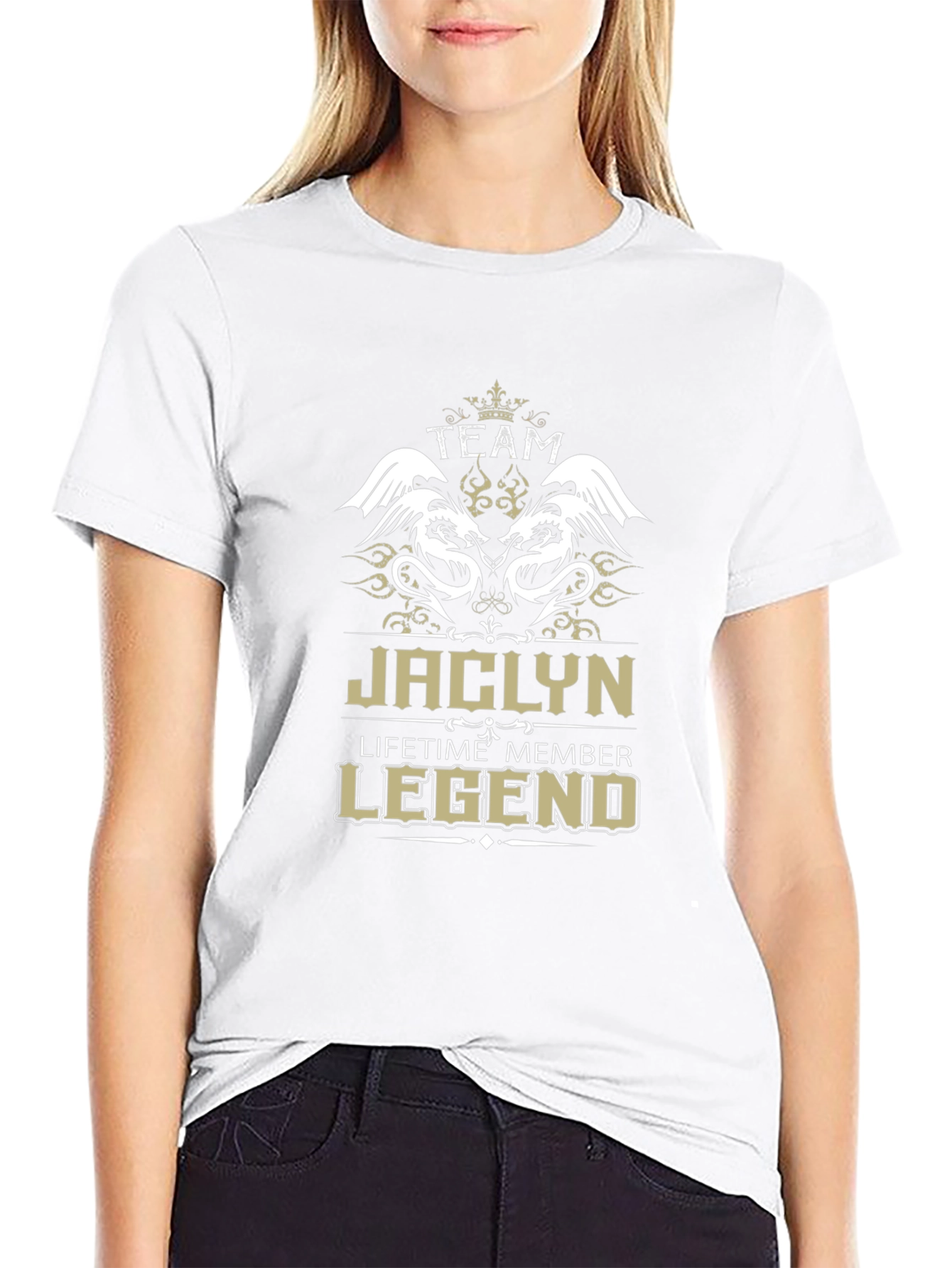 Team Jaclyn Legend Black T-Shirt