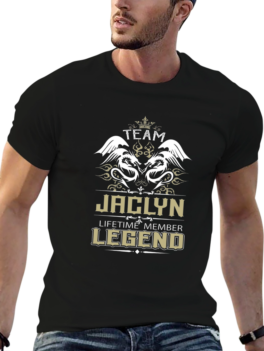 Team Jaclyn Legend Black T-Shirt