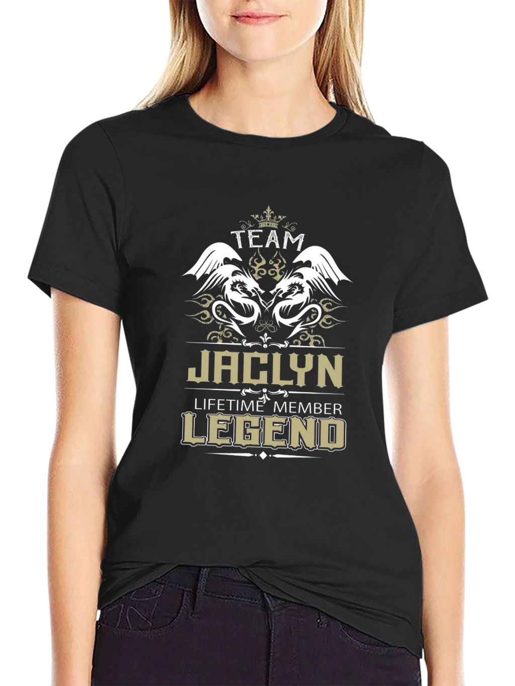 Team Jaclyn Legend Black T-Shirt