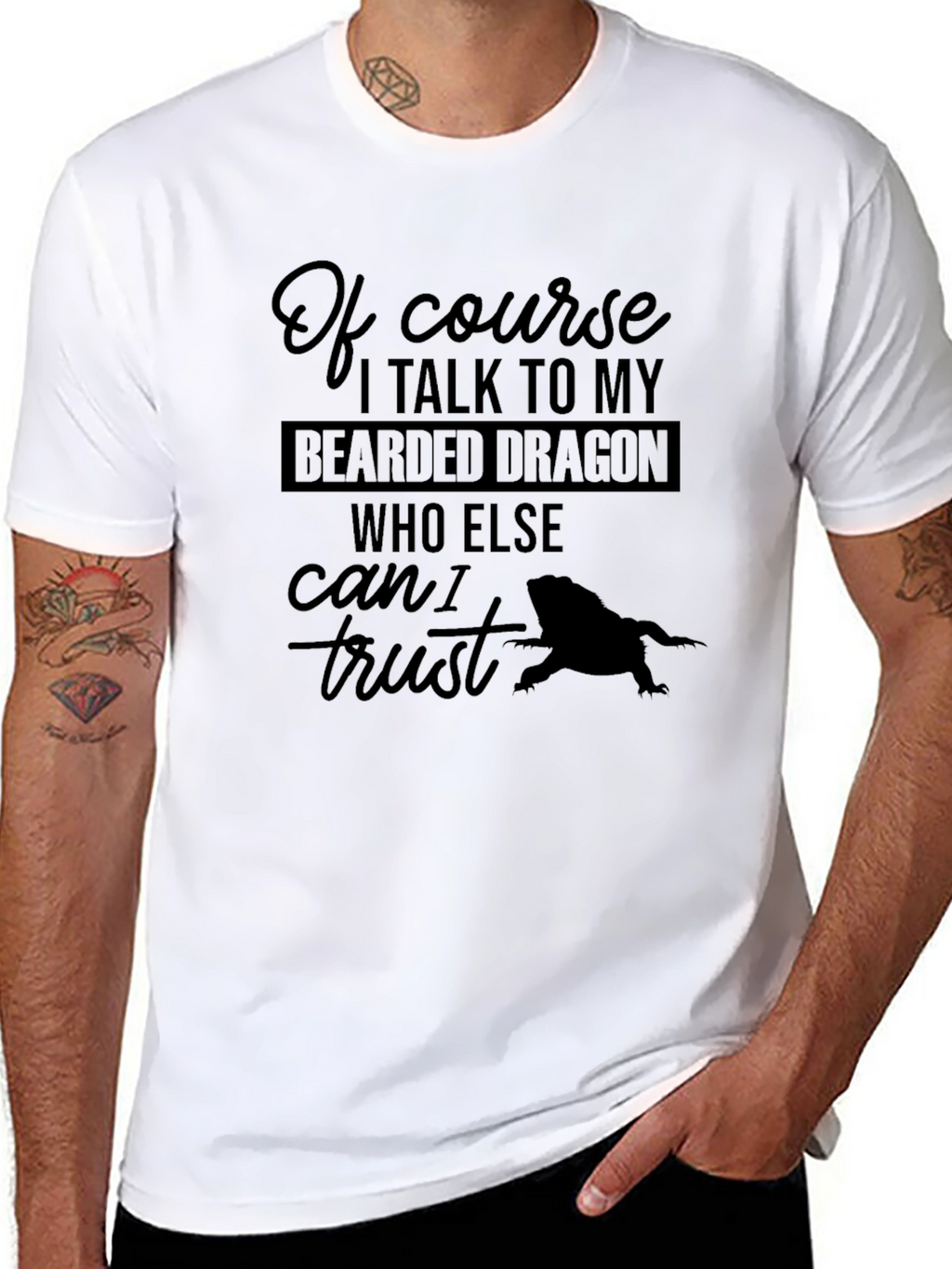 Bearded Dragon Trust T-Shirt Pet Lover Tee