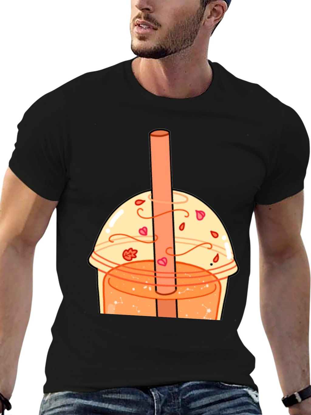 Bubble Tea Graphic Tee - Kawaii Style