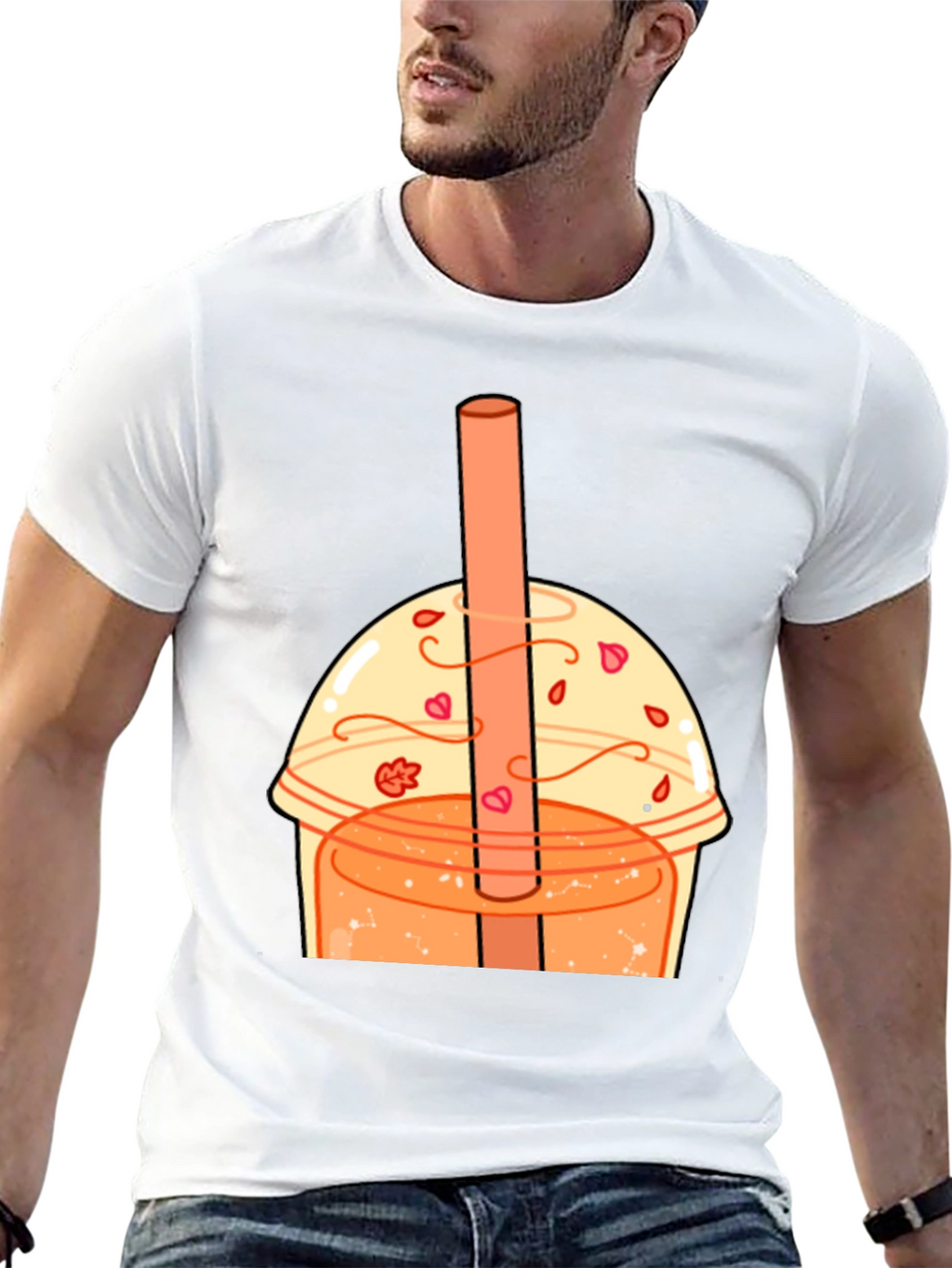 Bubble Tea Graphic Tee - Kawaii Style