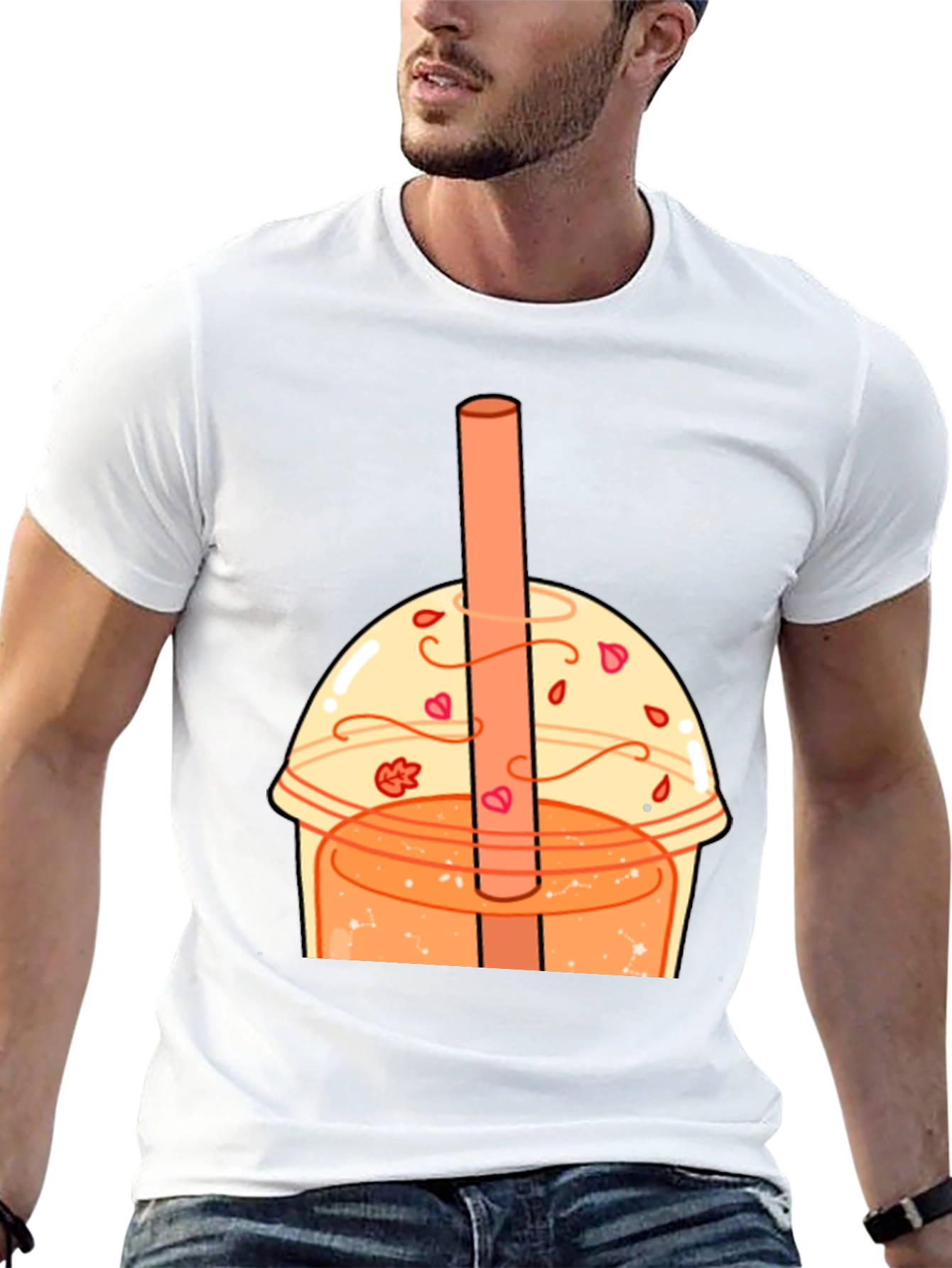 Bubble Tea Graphic Tee - Kawaii Style