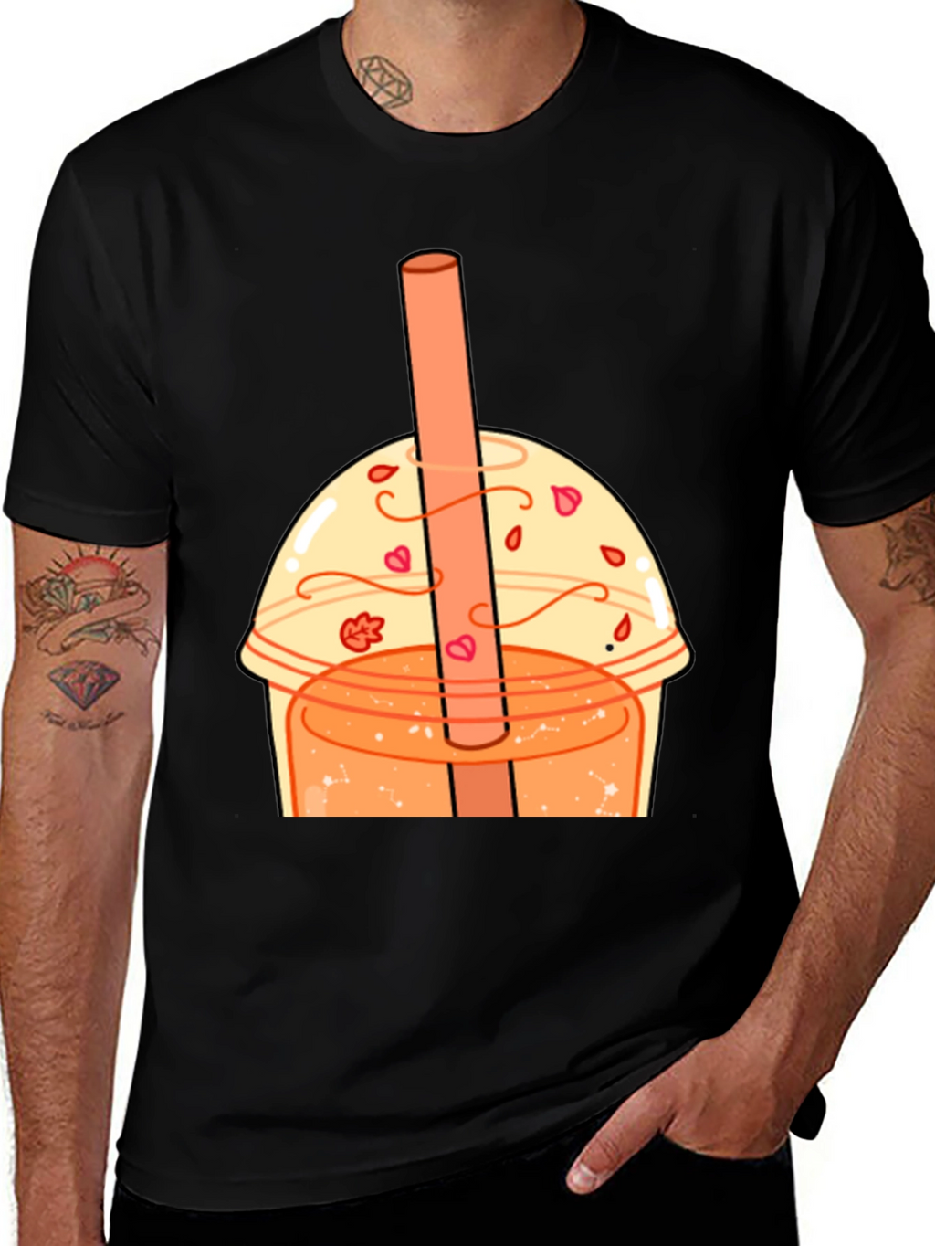 Bubble Tea Graphic Tee - Kawaii Style
