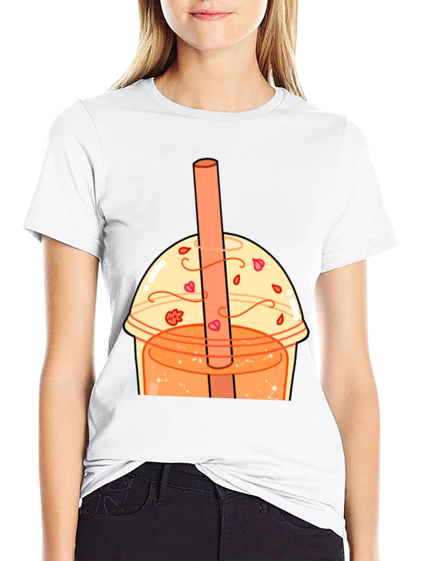 Bubble Tea Graphic Tee - Kawaii Style