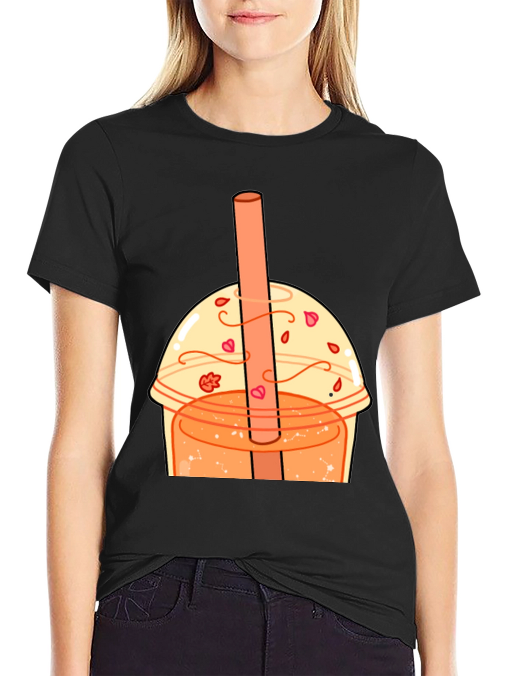 Bubble Tea Graphic Tee - Kawaii Style