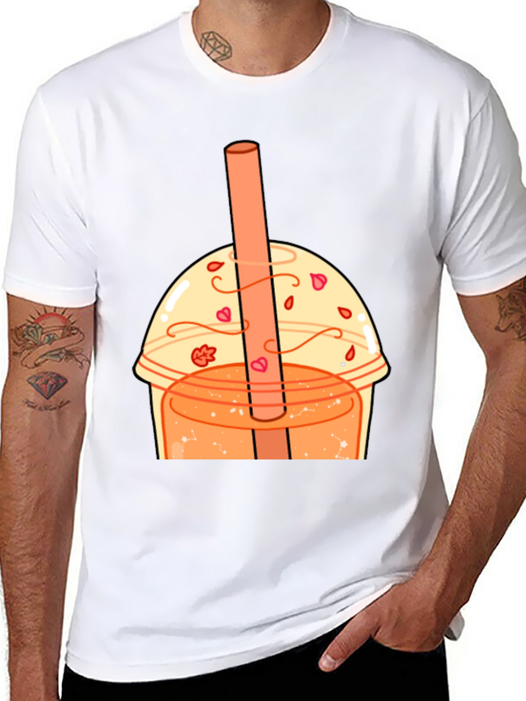 Bubble Tea Graphic Tee - Kawaii Style