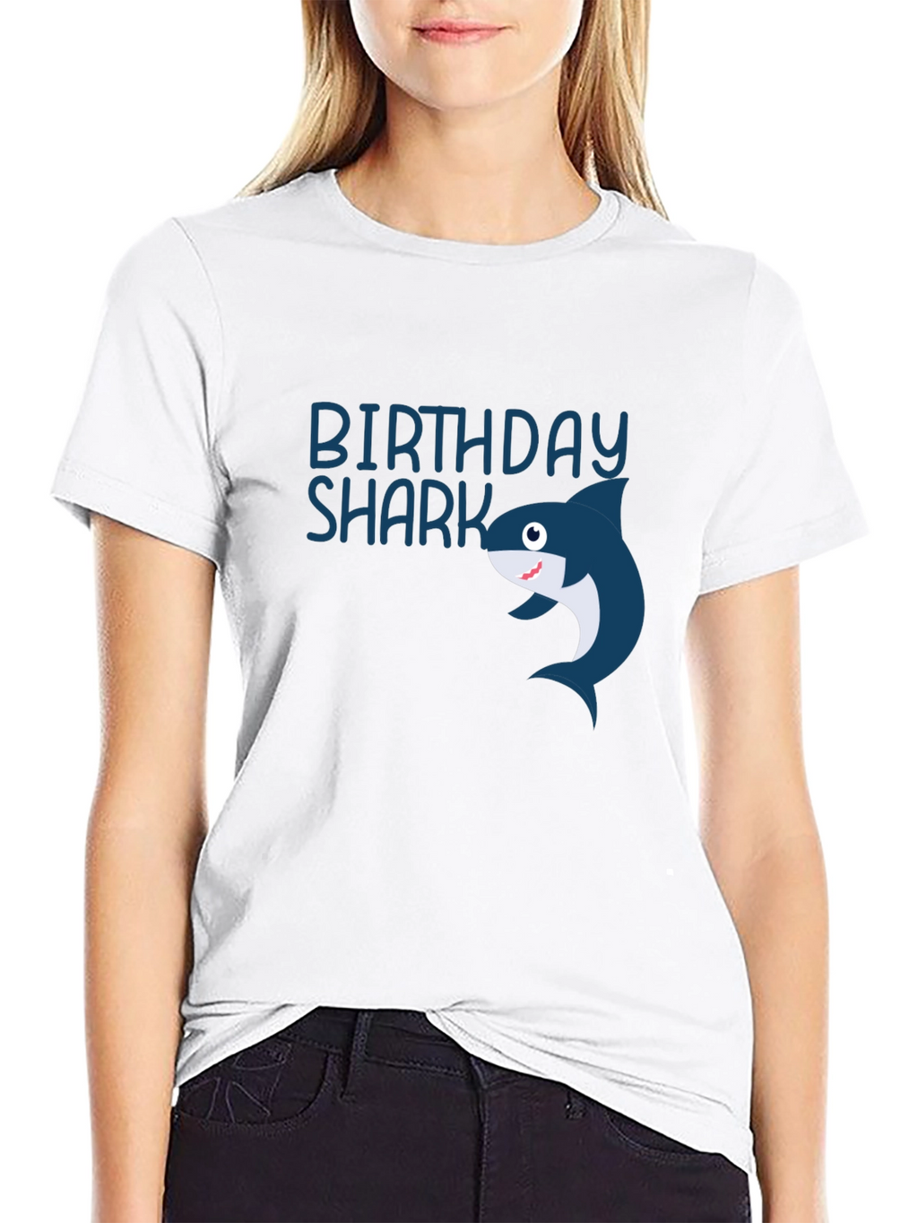Birthday Shark Graphic Tee