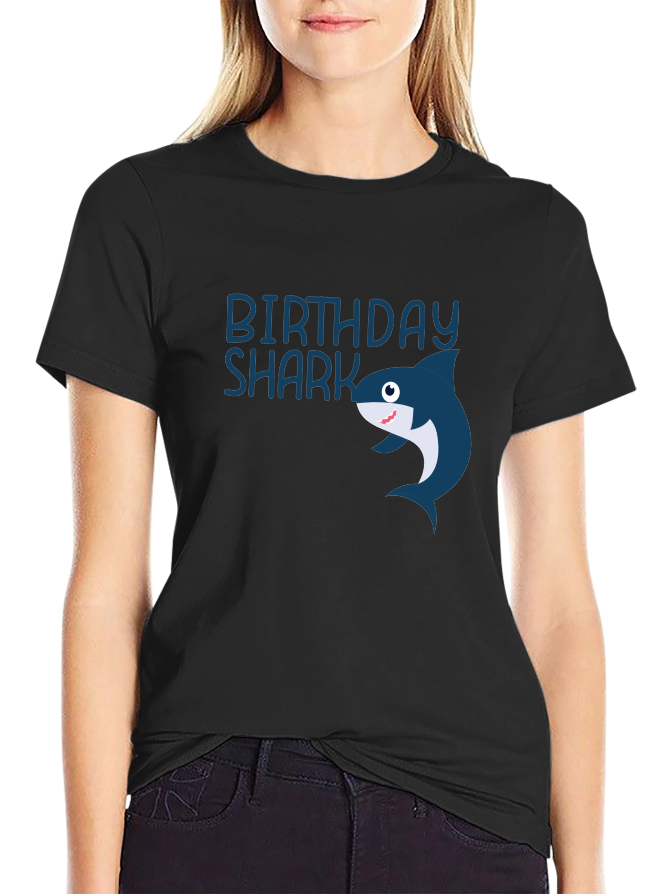 Birthday Shark Graphic Tee