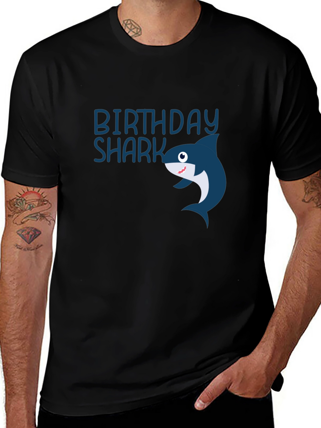 Birthday Shark Graphic Tee