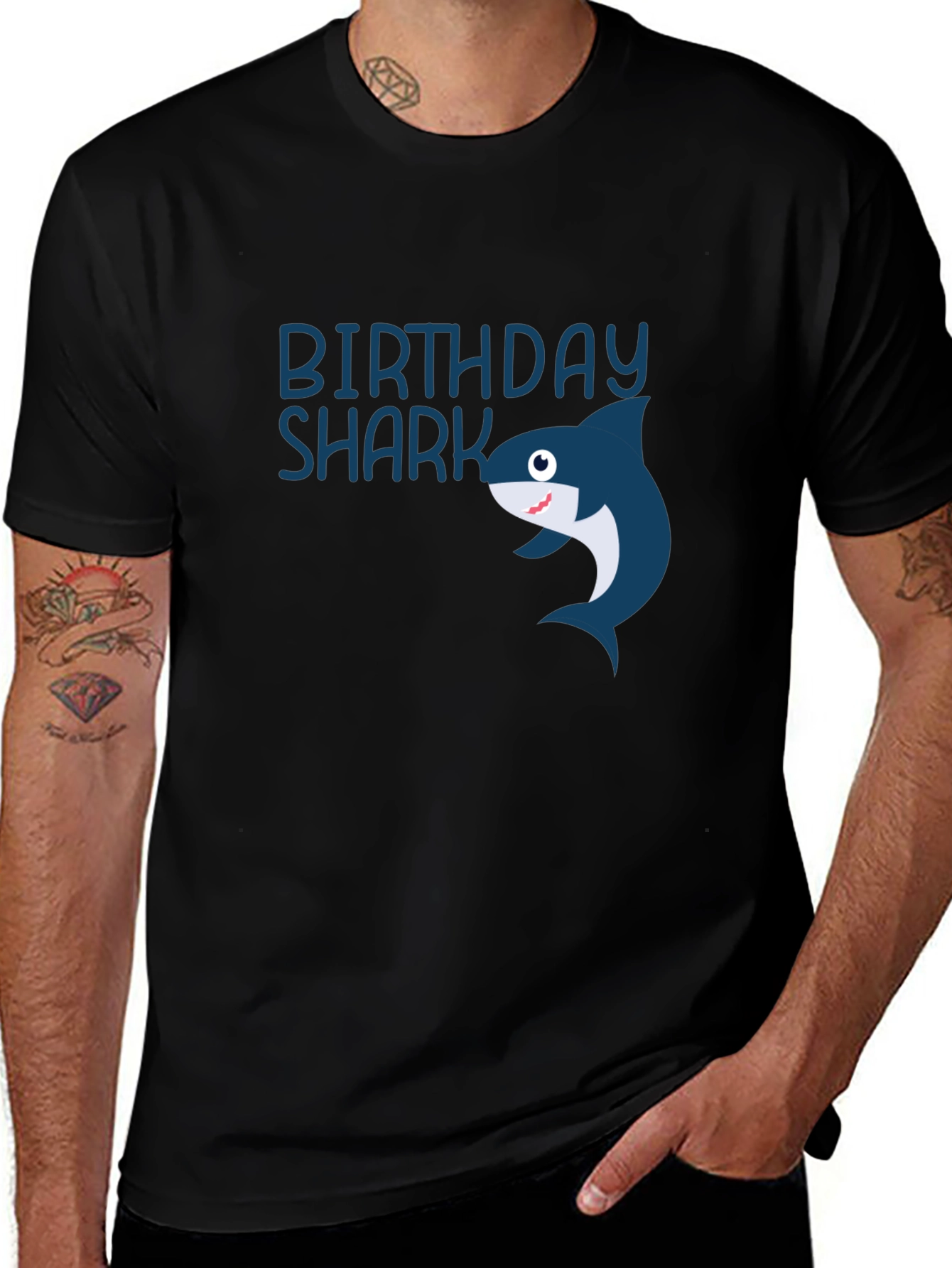 Birthday Shark Graphic Tee