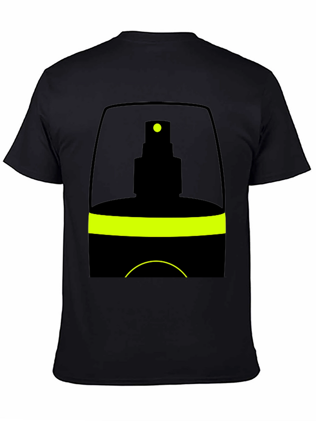 Spray Bottle Graphic Tee - Black