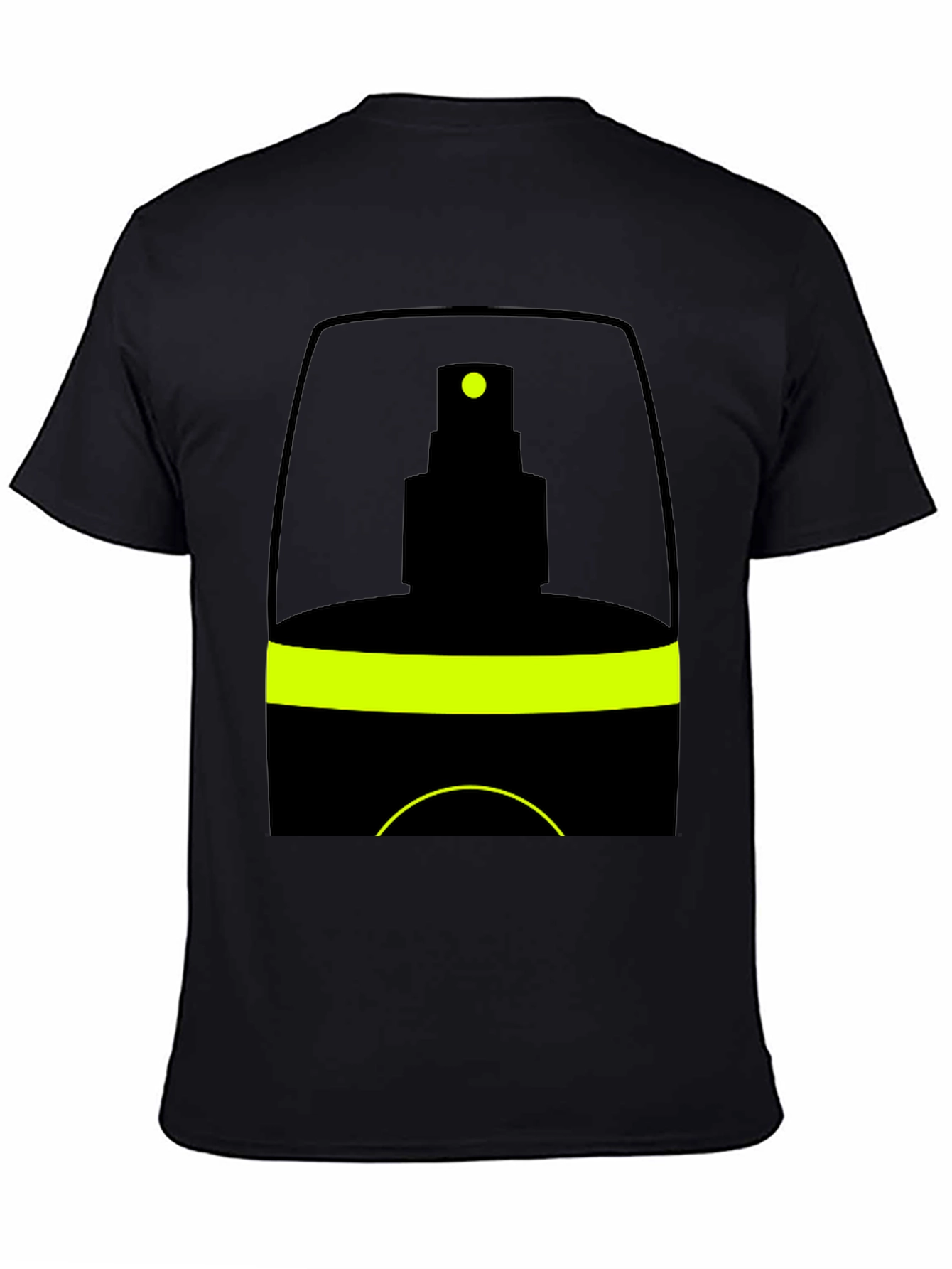 Spray Bottle Graphic Tee - Black