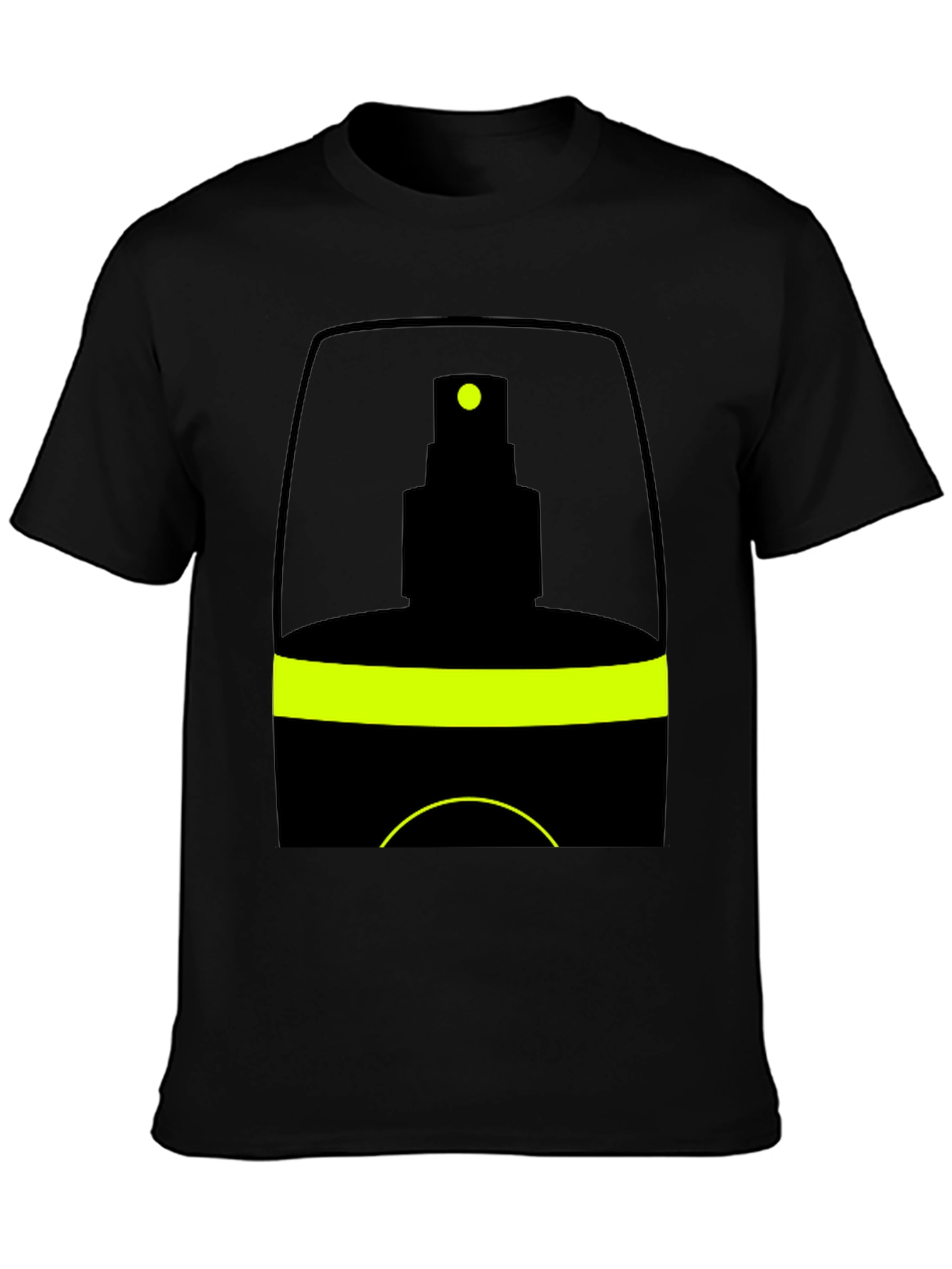Spray Bottle Graphic Tee - Black