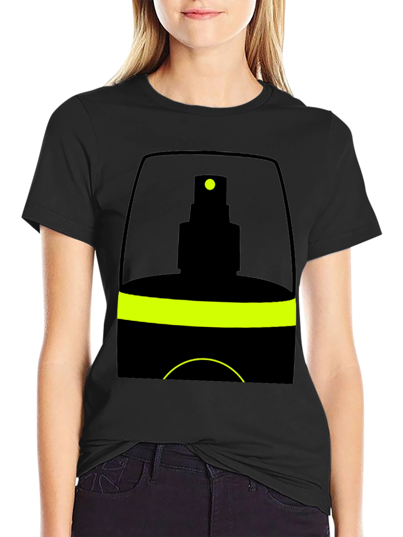 Spray Bottle Graphic Tee - Black