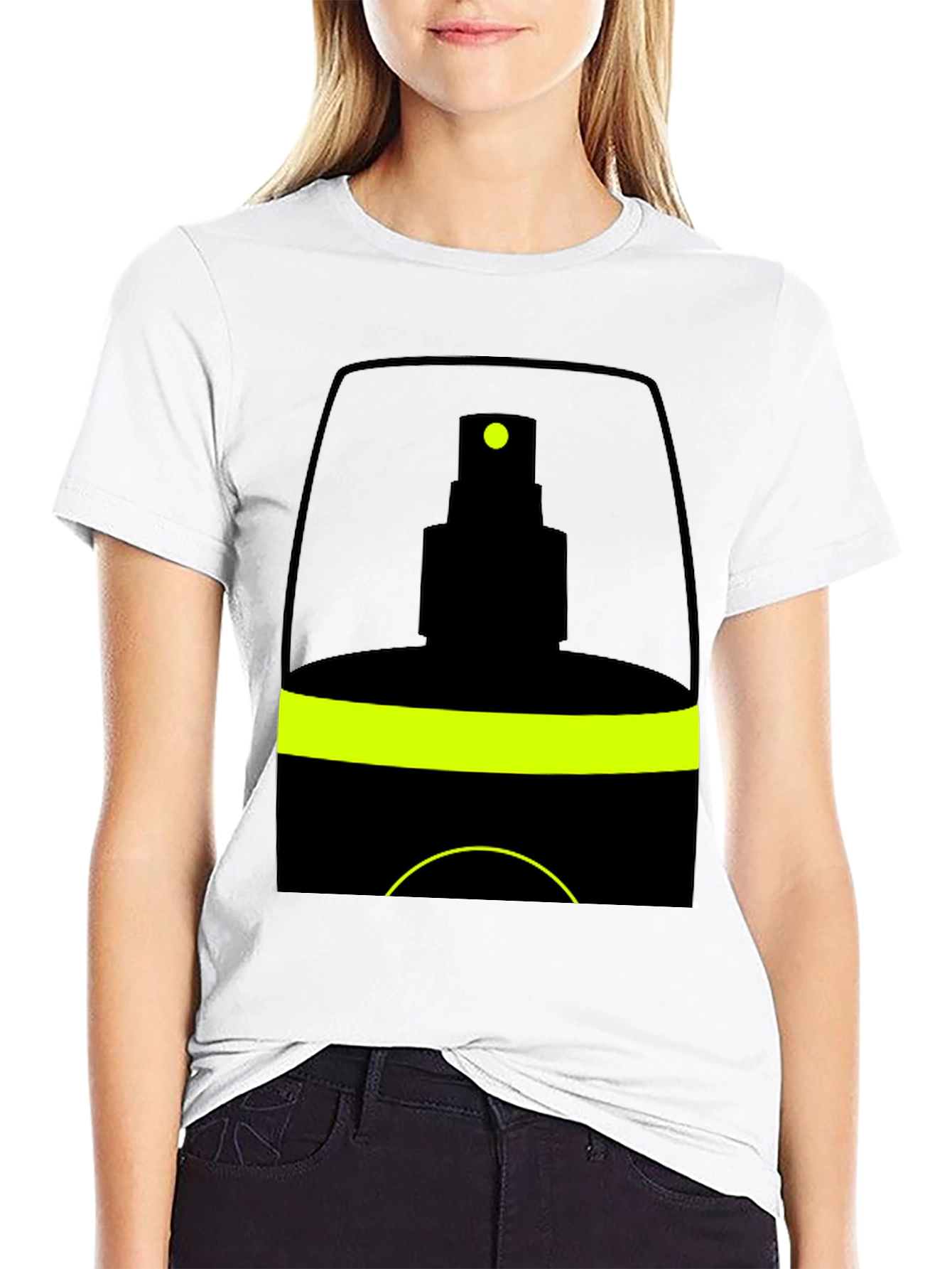 Spray Bottle Graphic Tee - Black