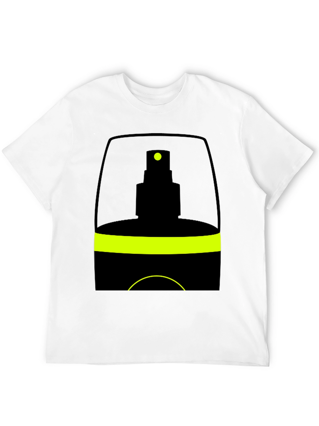 Spray Bottle Graphic Tee - Black