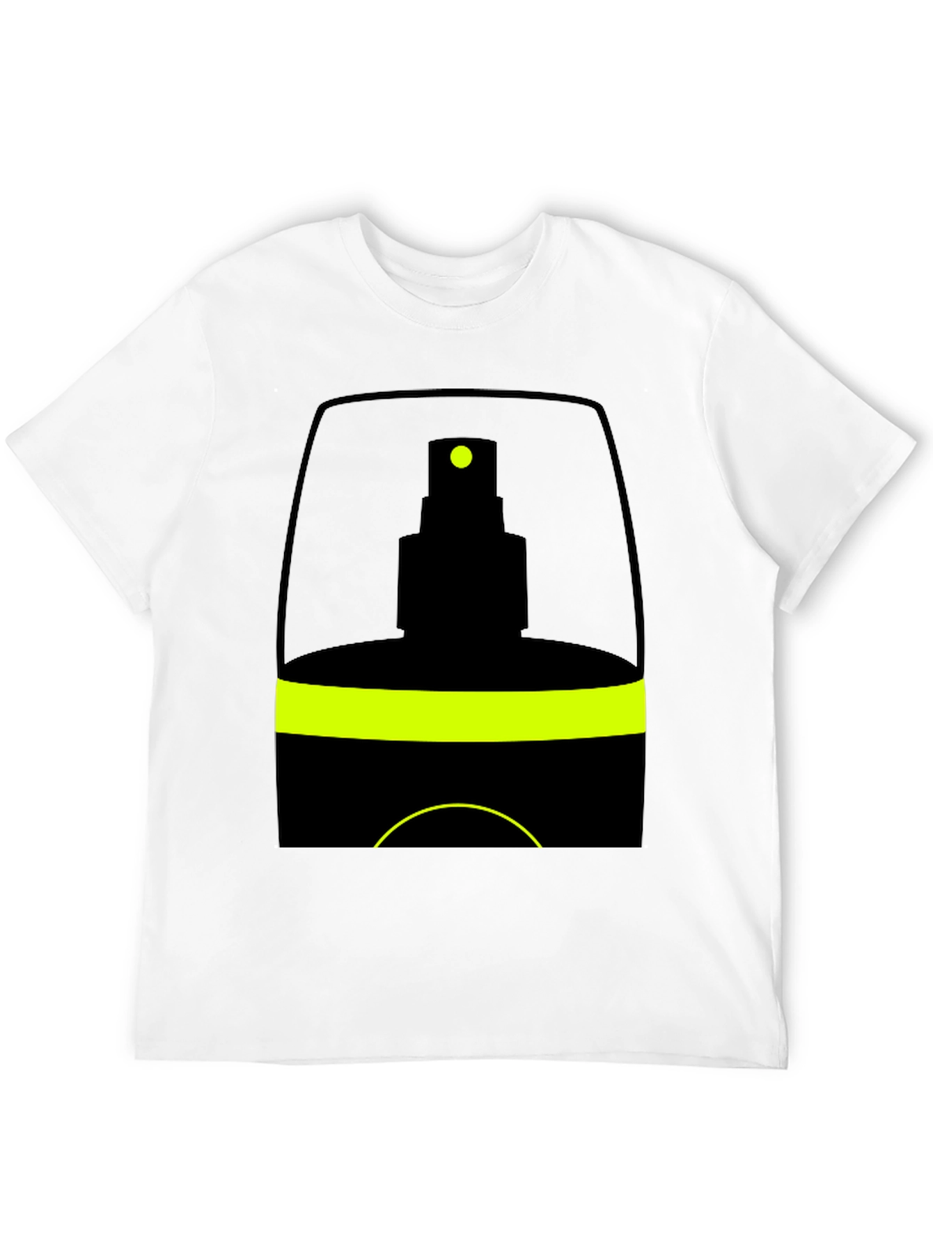 Spray Bottle Graphic Tee - Black