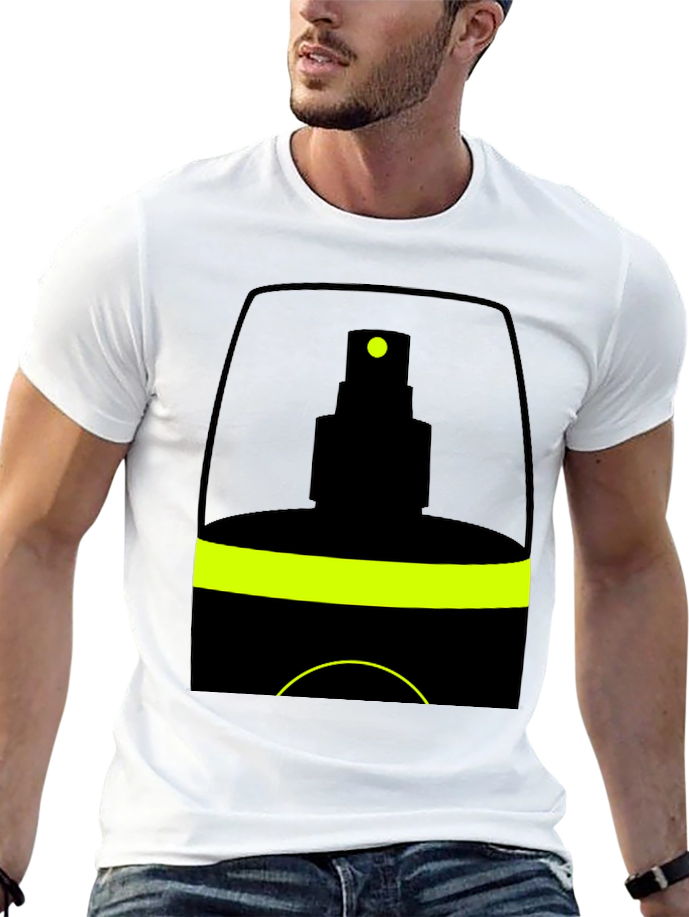 Spray Bottle Graphic Tee - Black