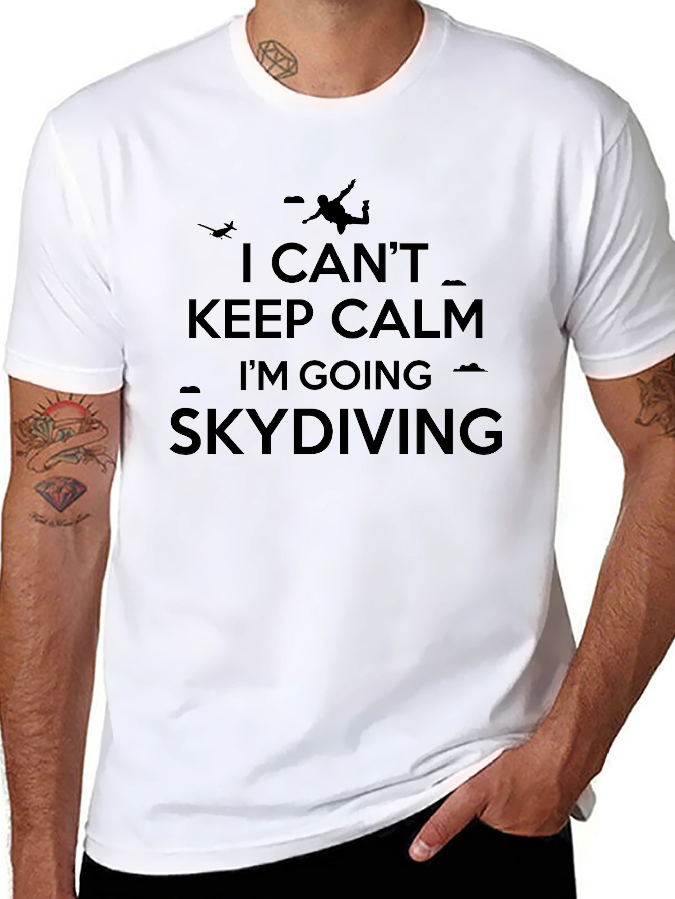Skydiving T-Shirt: I Cant Keep Calm