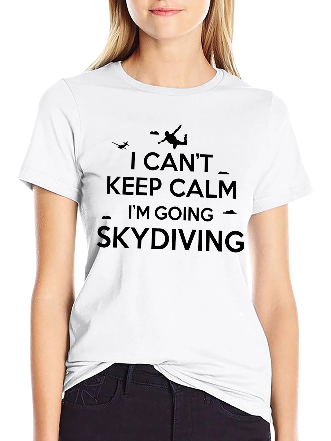 Skydiving T-Shirt: I Cant Keep Calm