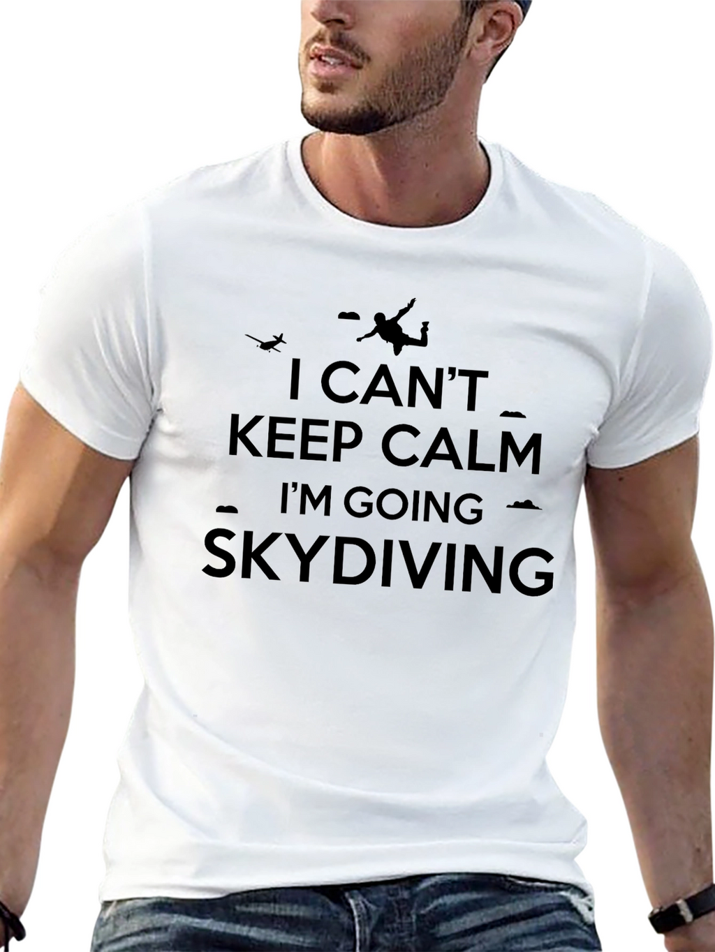 Skydiving T-Shirt: I Cant Keep Calm