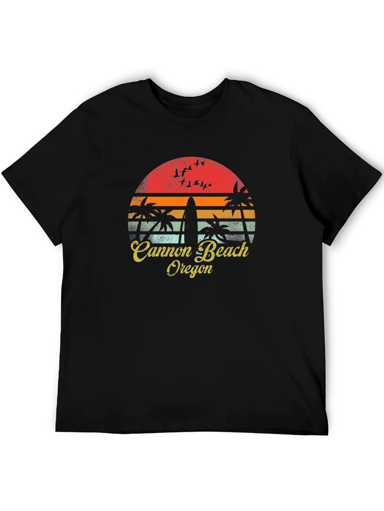 Cannon Beach Oregon T-Shirt Vintage Style