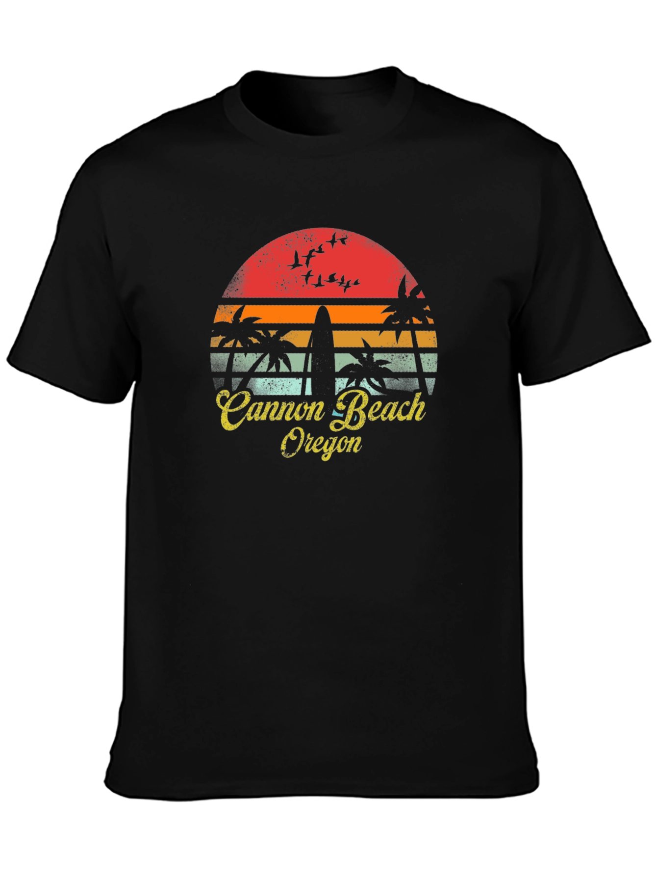 Cannon Beach Oregon T-Shirt Vintage Style