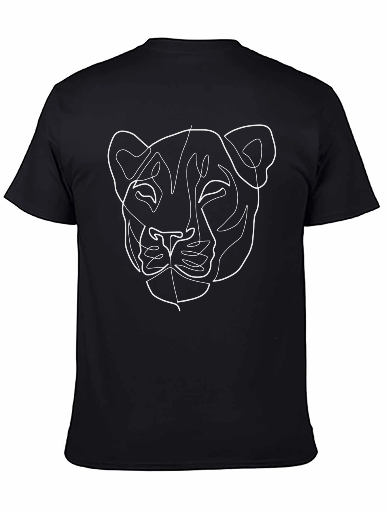 Minimalist Lioness Graphic T-Shirt