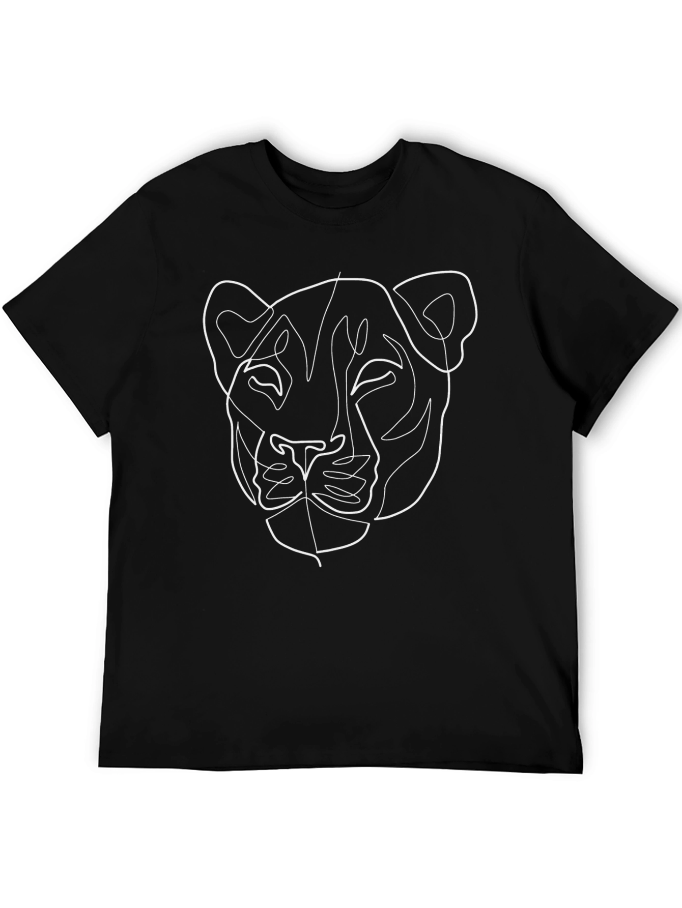Minimalist Lioness Graphic T-Shirt
