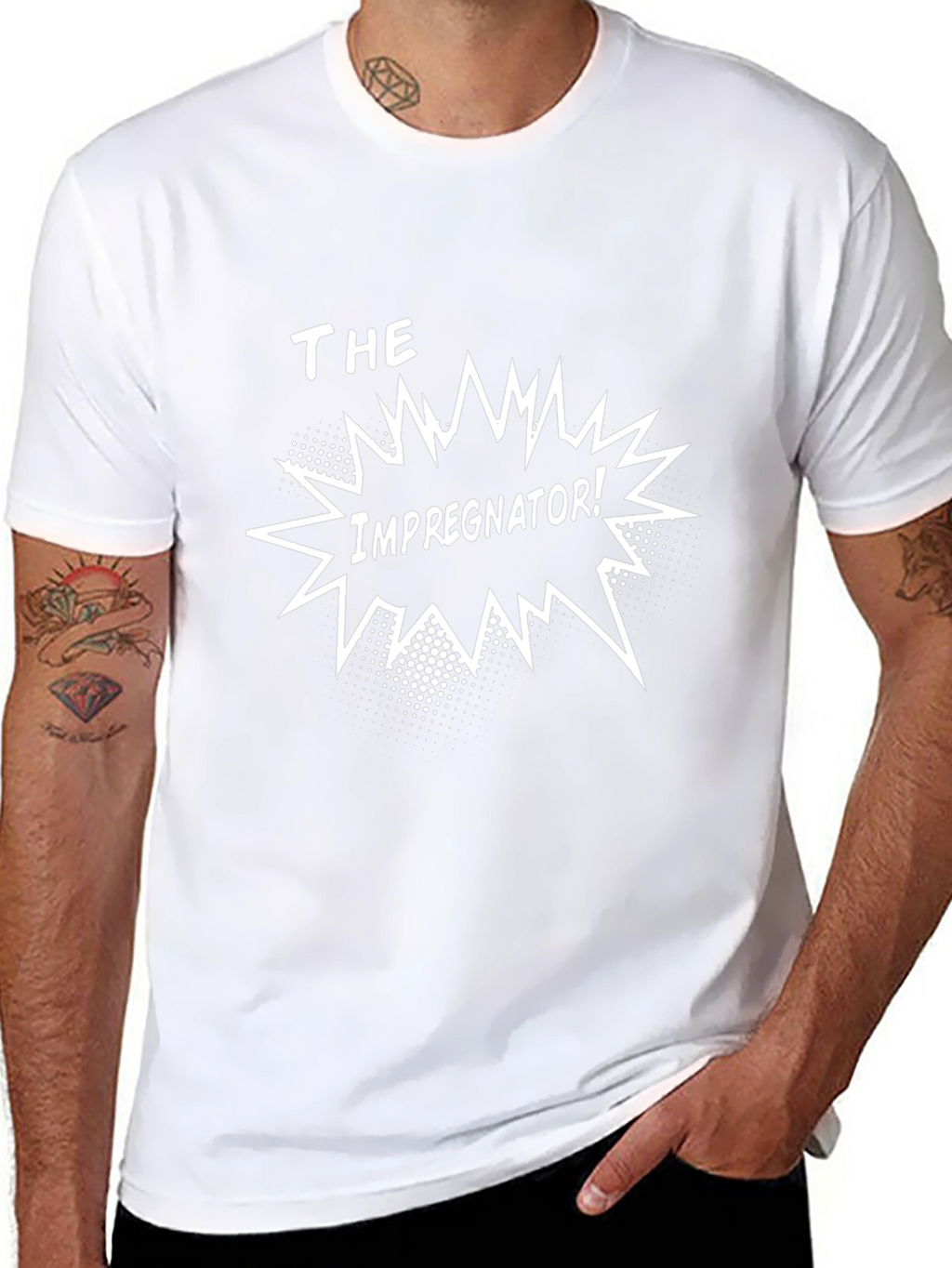 The Impregnator! Graphic Black T-Shirt
