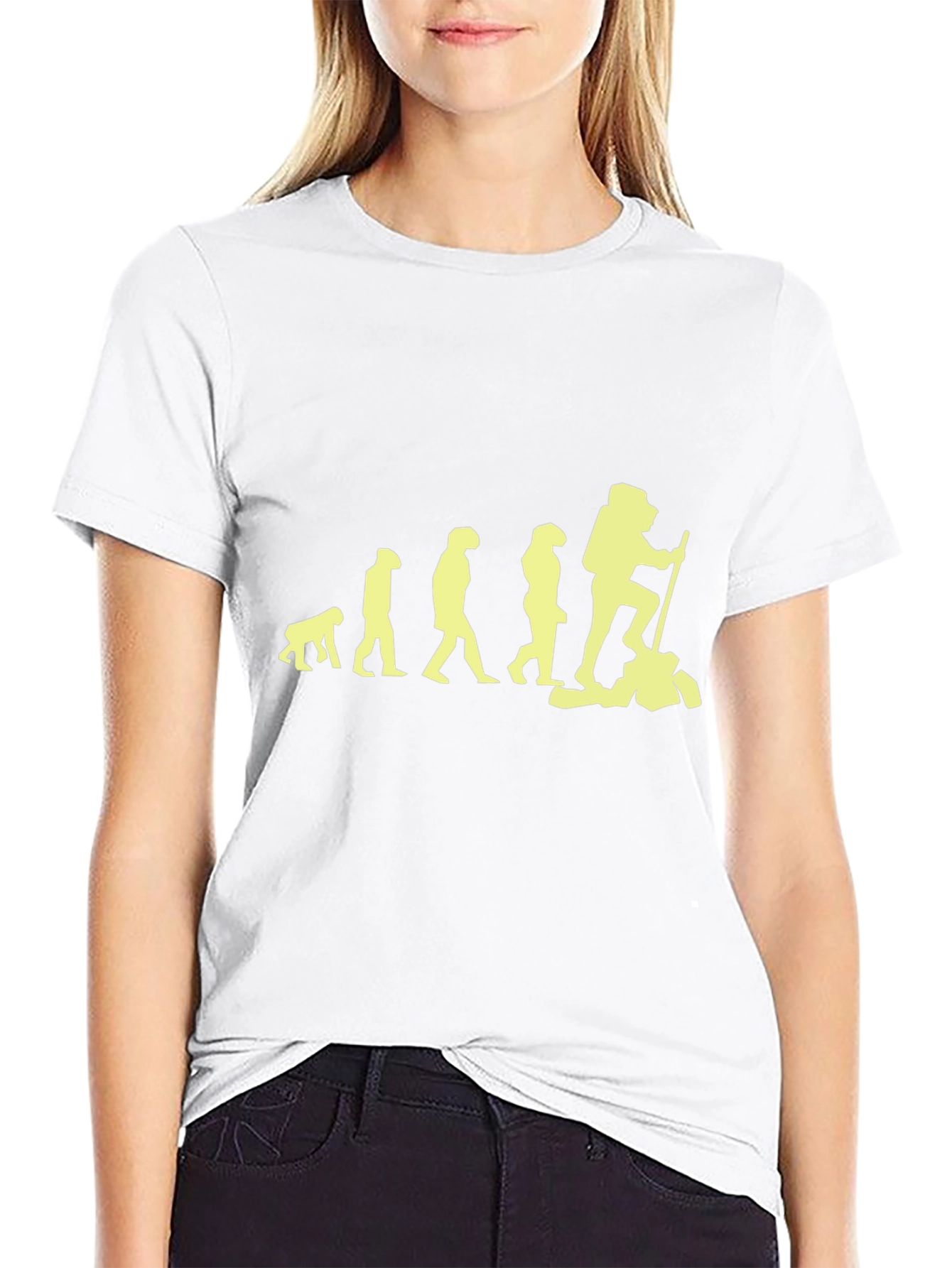Hiking Evolution Graphic Tee - Black