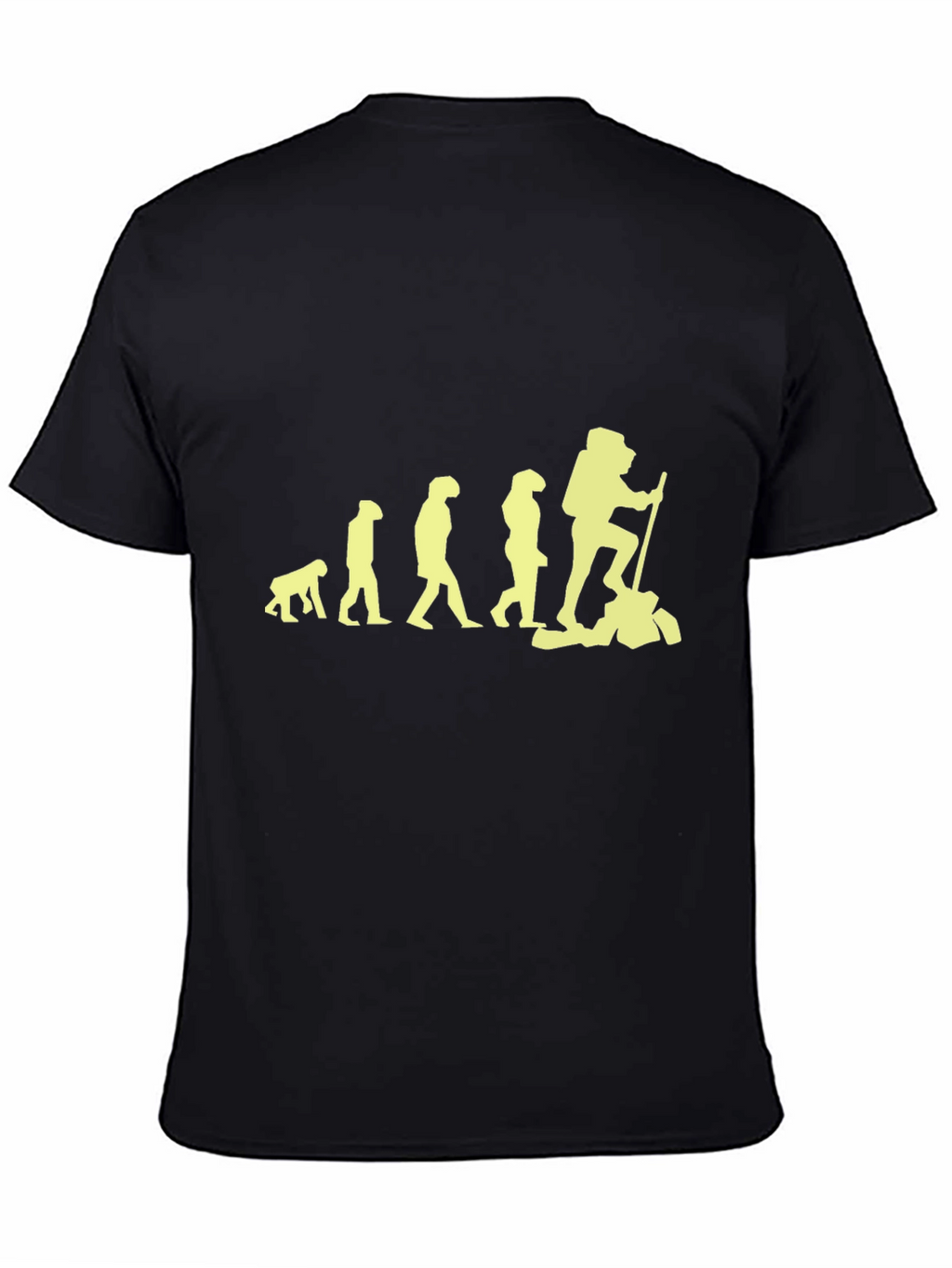 Hiking Evolution Graphic Tee - Black