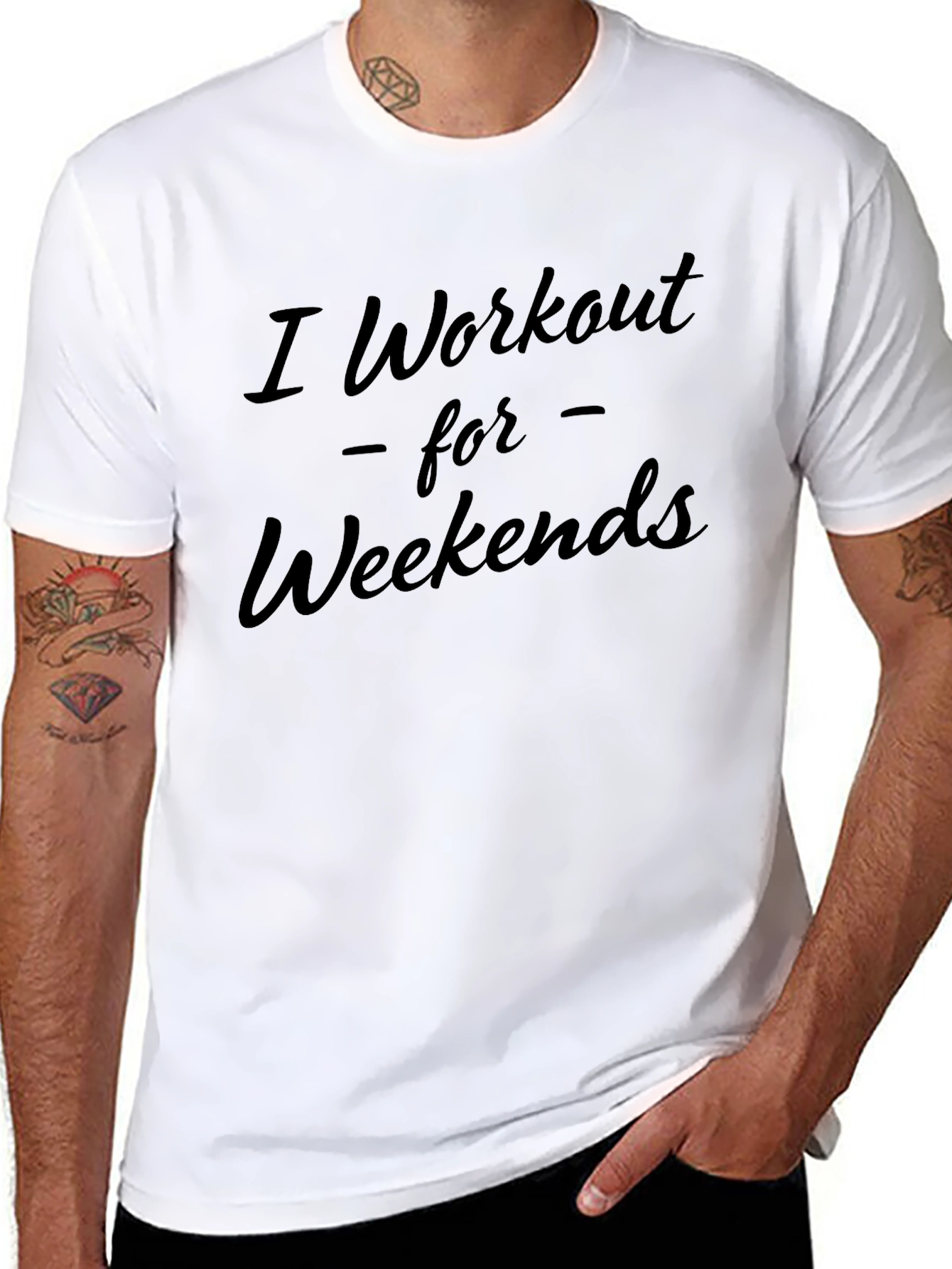 Workout Weekends Black T-Shirt