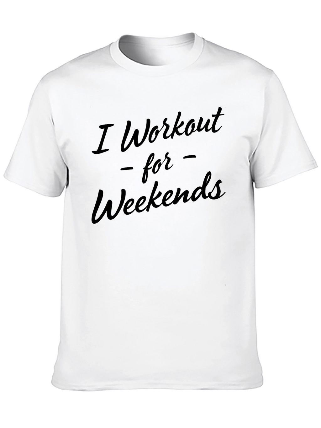 Workout Weekends Black T-Shirt