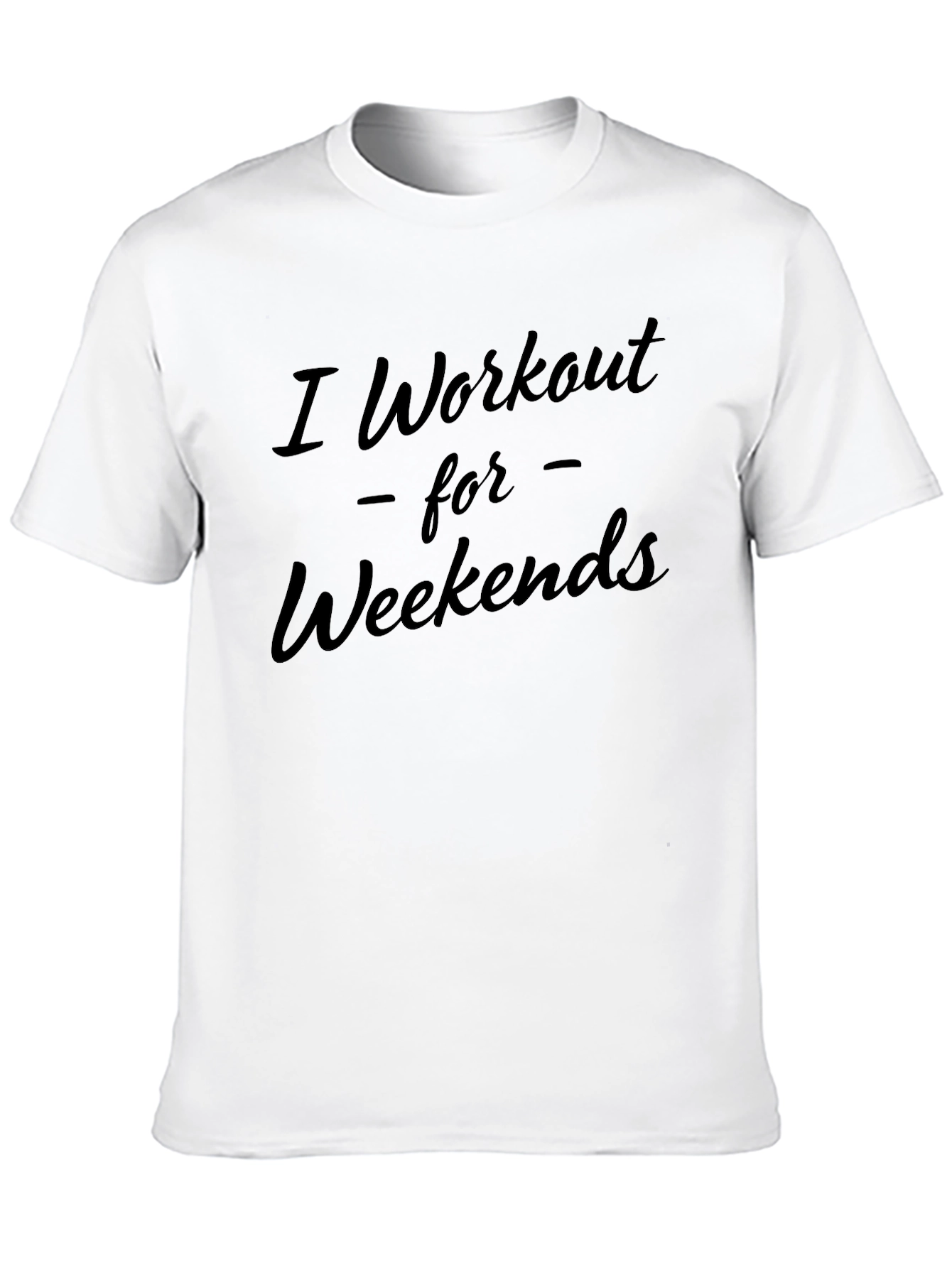Workout Weekends Black T-Shirt