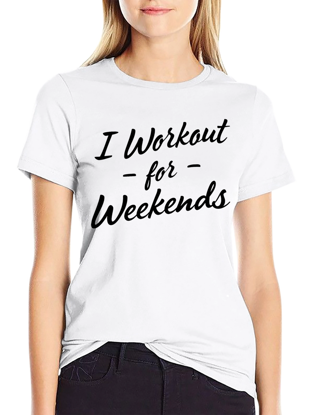 Workout Weekends Black T-Shirt