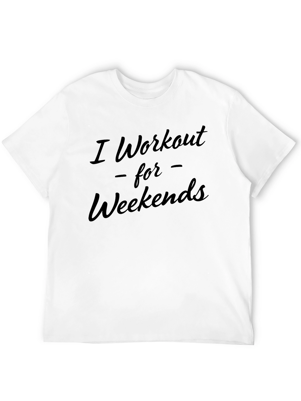 Workout Weekends Black T-Shirt