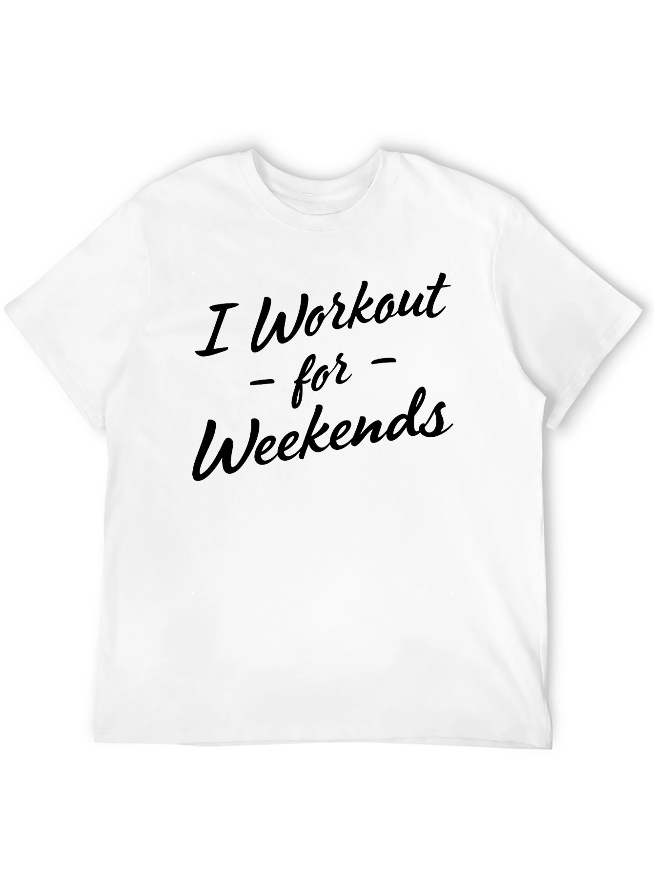 Workout Weekends Black T-Shirt