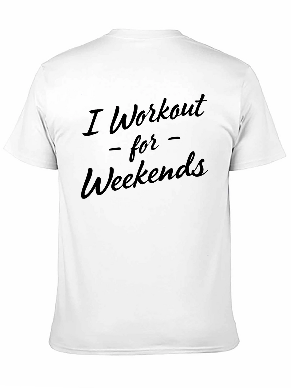 Workout Weekends Black T-Shirt