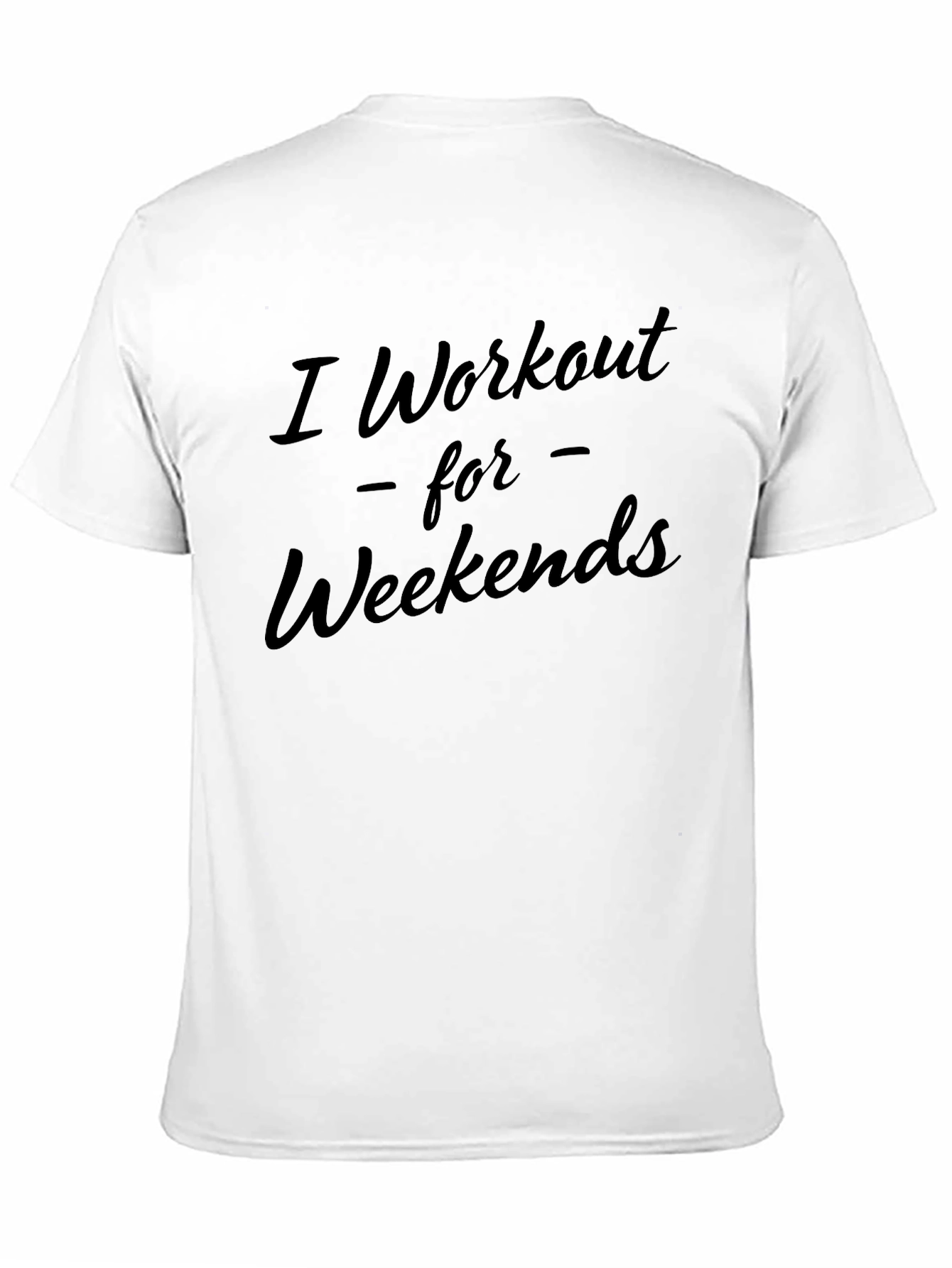 Workout Weekends Black T-Shirt