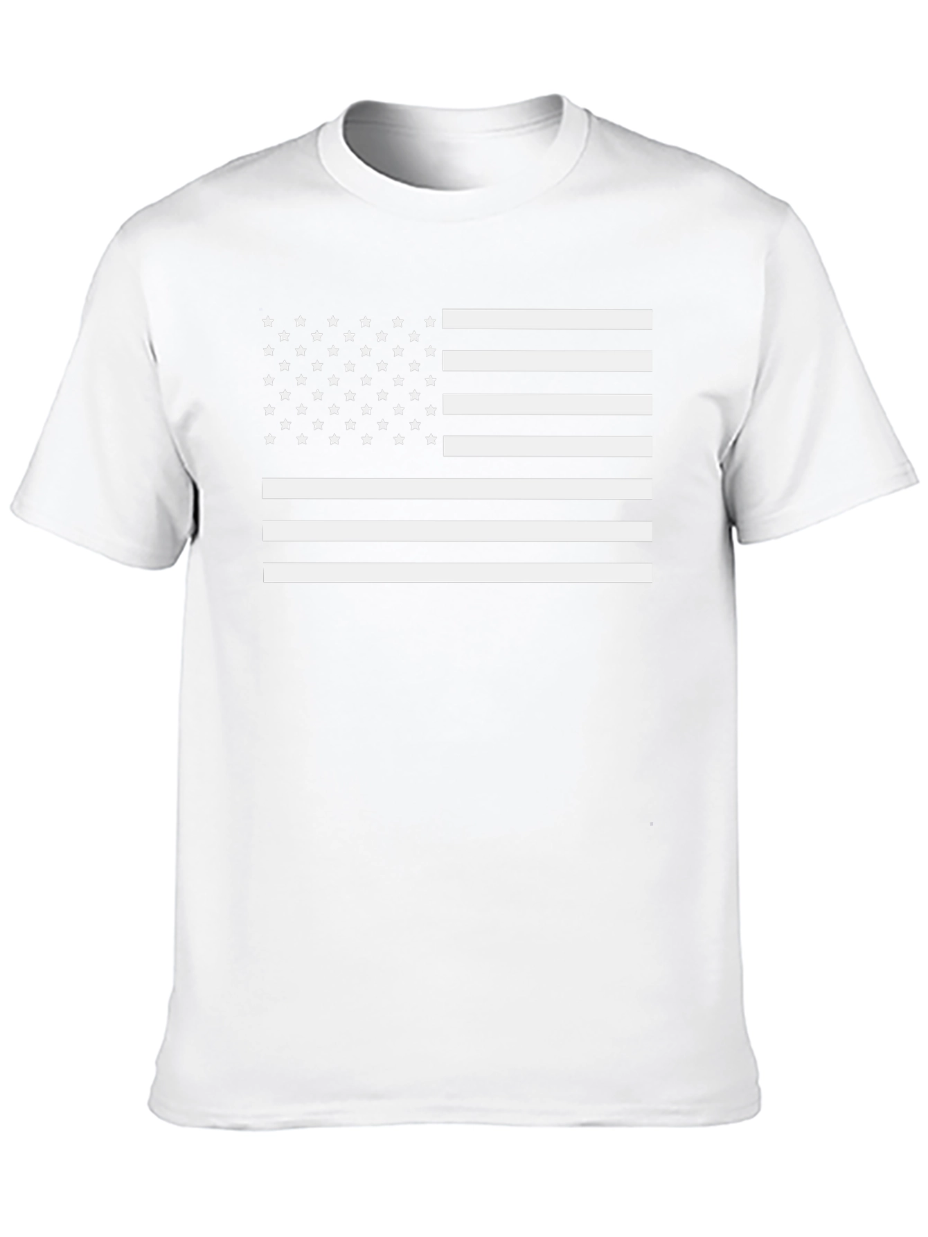 American Flag Graphic Tee - Black Patriotic T-Shirt