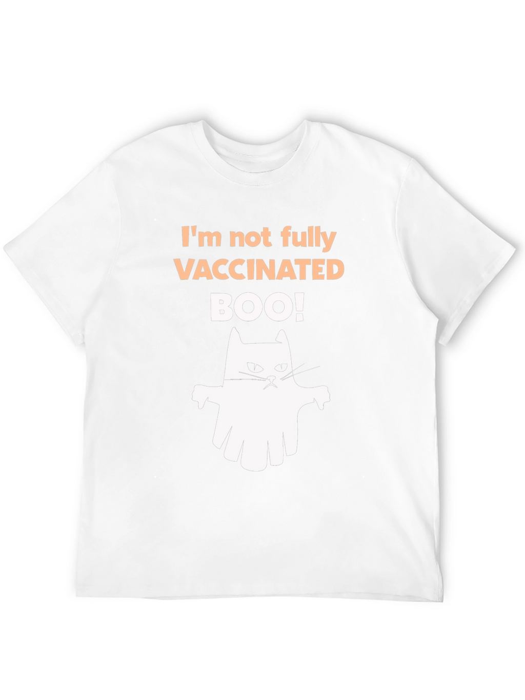 Vaccinated Boo! Halloween Ghost T-Shirt
