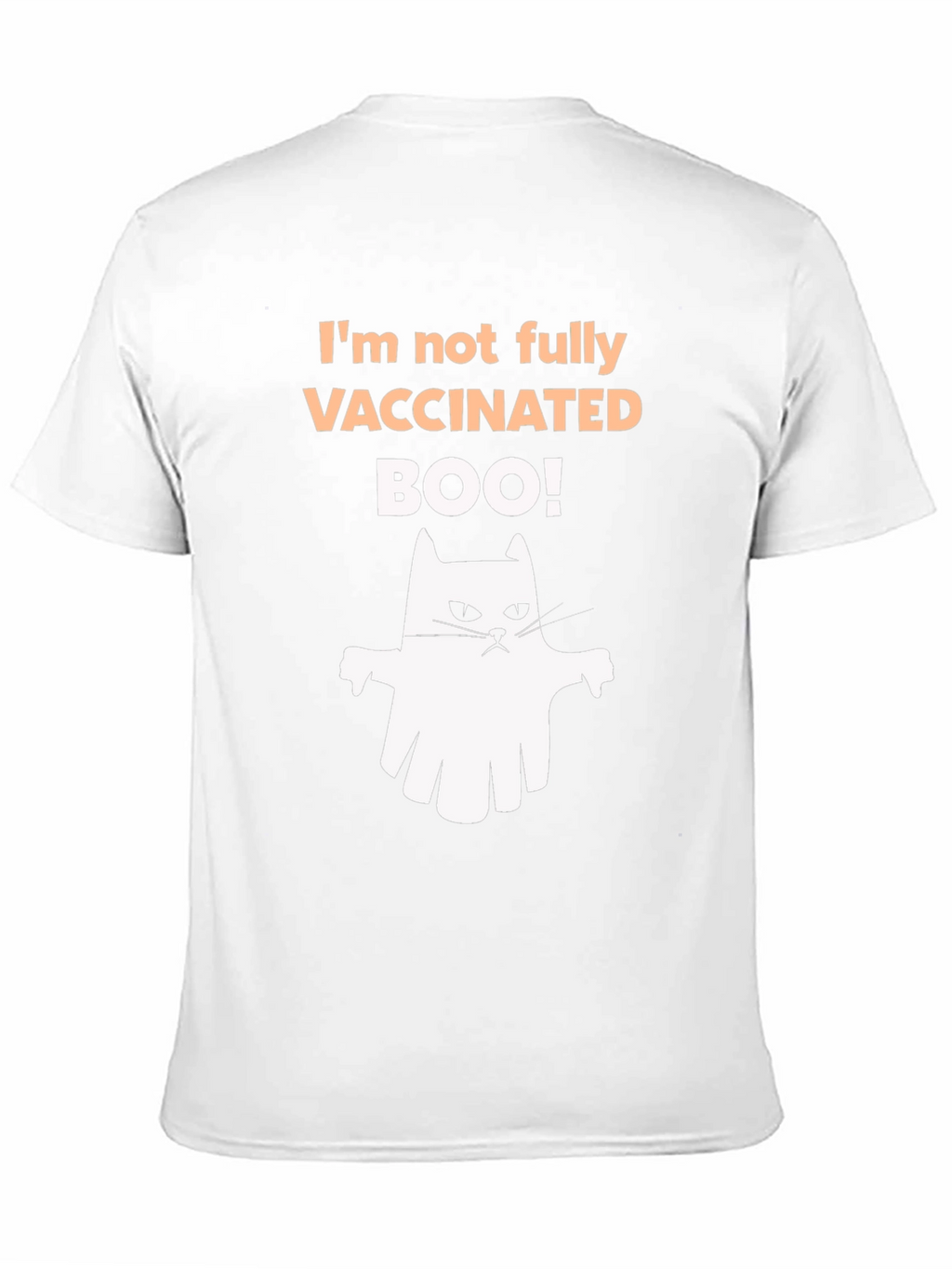Vaccinated Boo! Halloween Ghost T-Shirt