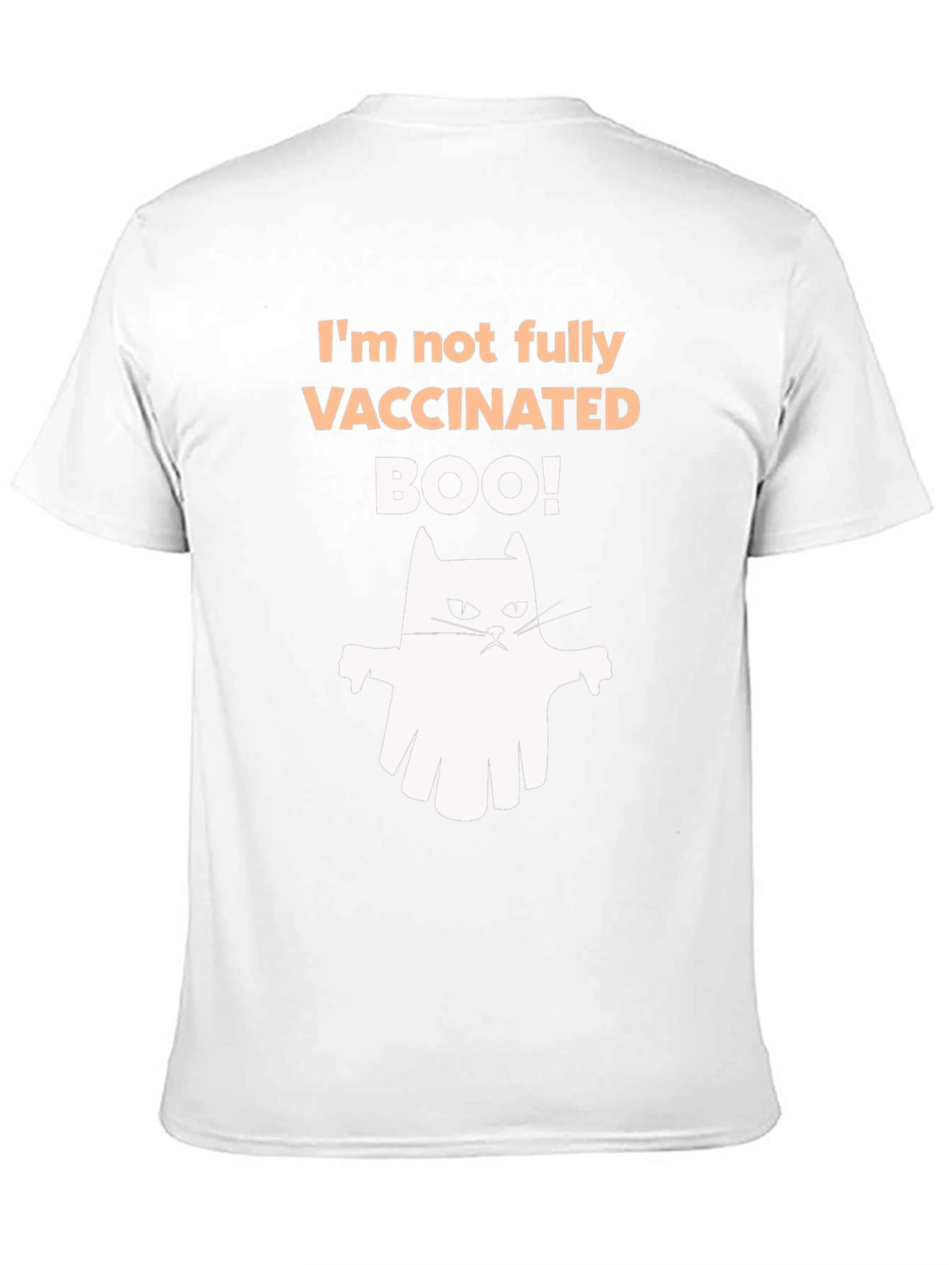 Vaccinated Boo! Halloween Ghost T-Shirt