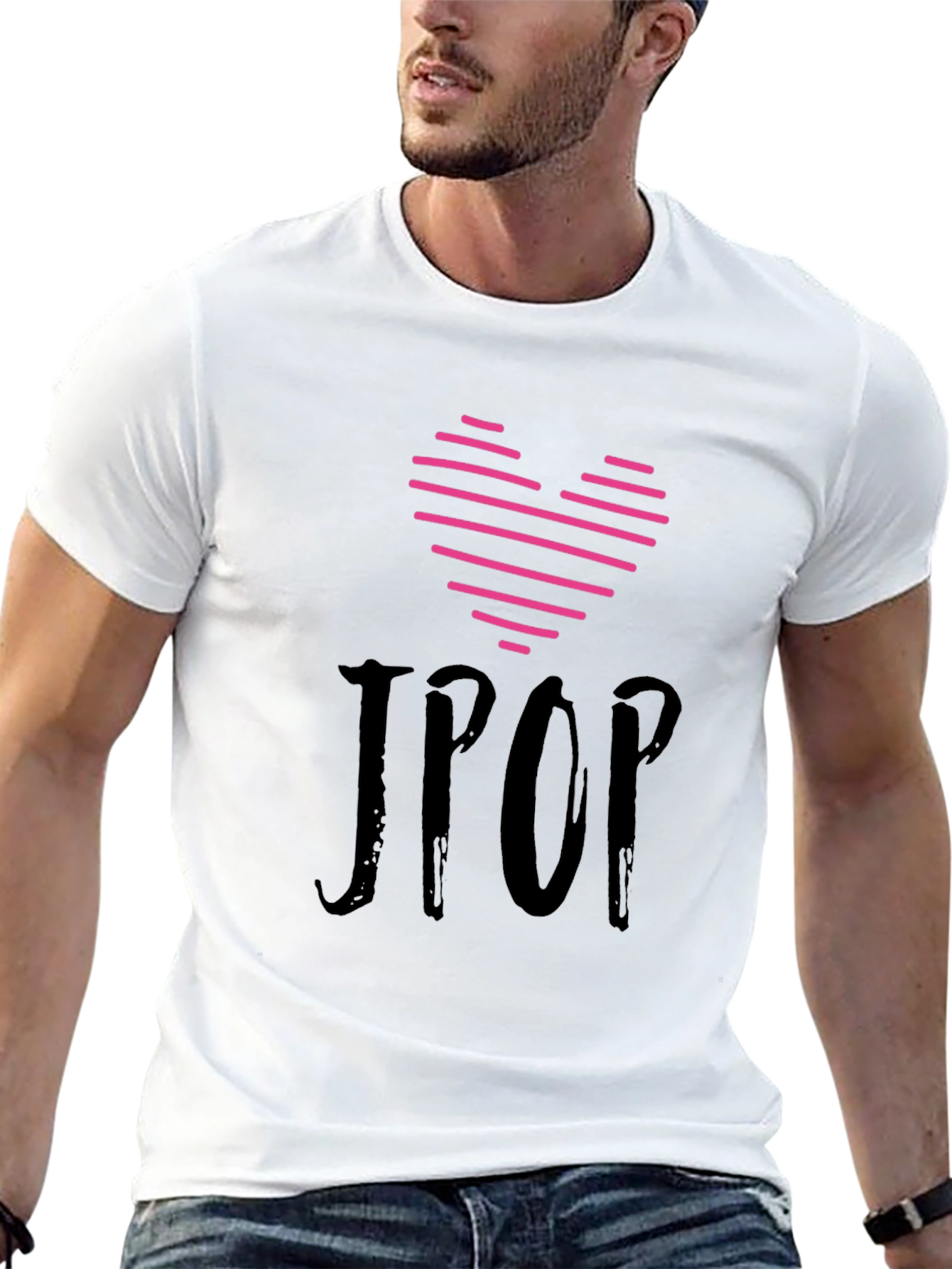 I Heart JPOP Tee - Stylish Graphic T-Shirt