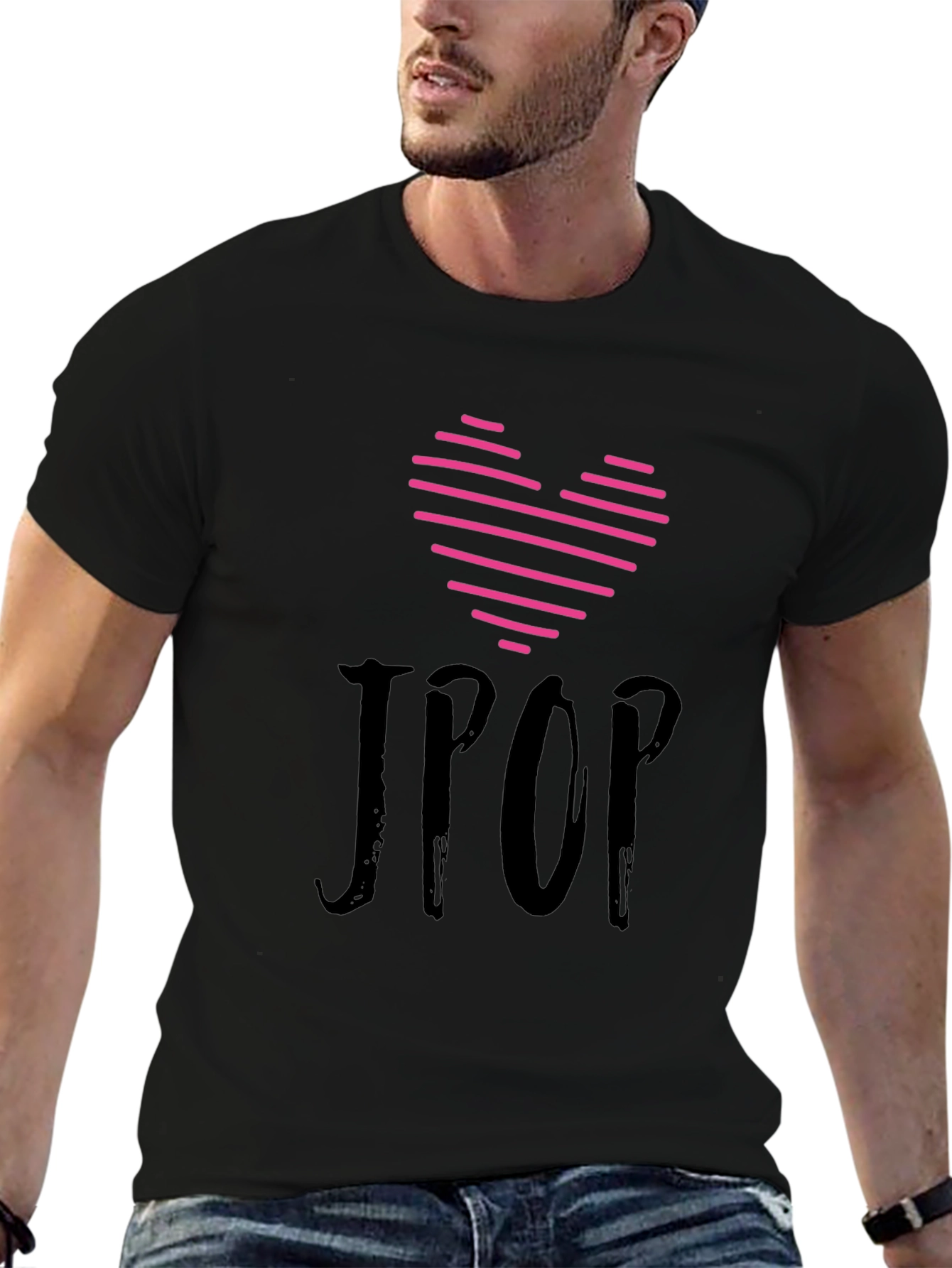 I Heart JPOP Tee - Stylish Graphic T-Shirt