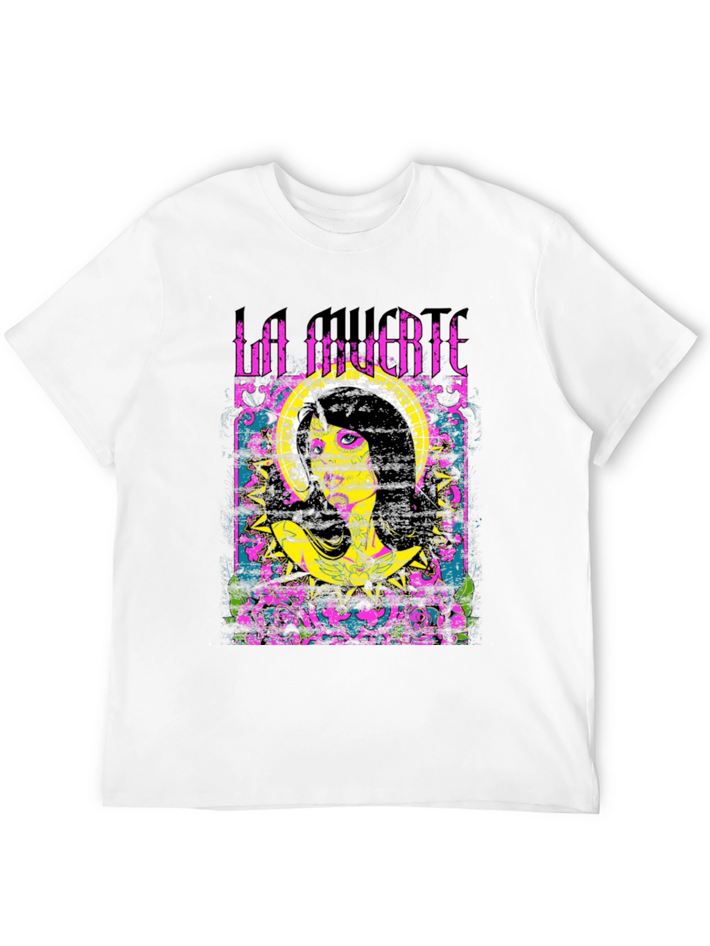 La Muerte Graphic Print Black T-Shirt